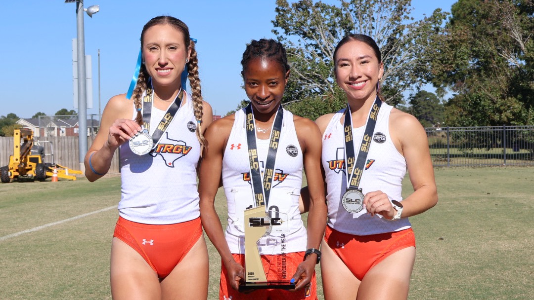 Faith Cruz, N Vanee Anchike, Kailey Salazar All-Conference Cross Country