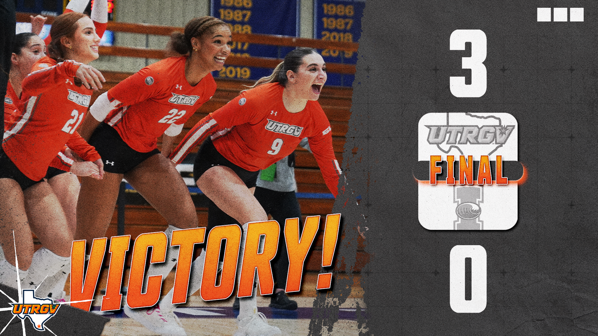 Victory UTRGV Volleyball 3 Texas A&M-Corpus Christi 0