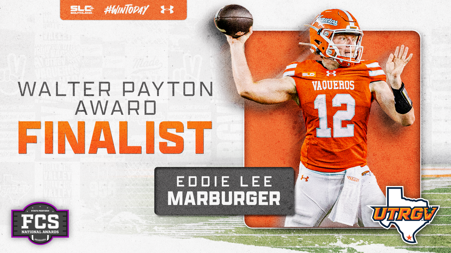 Walter Payton Award Finalist Eddie Lee Marburger