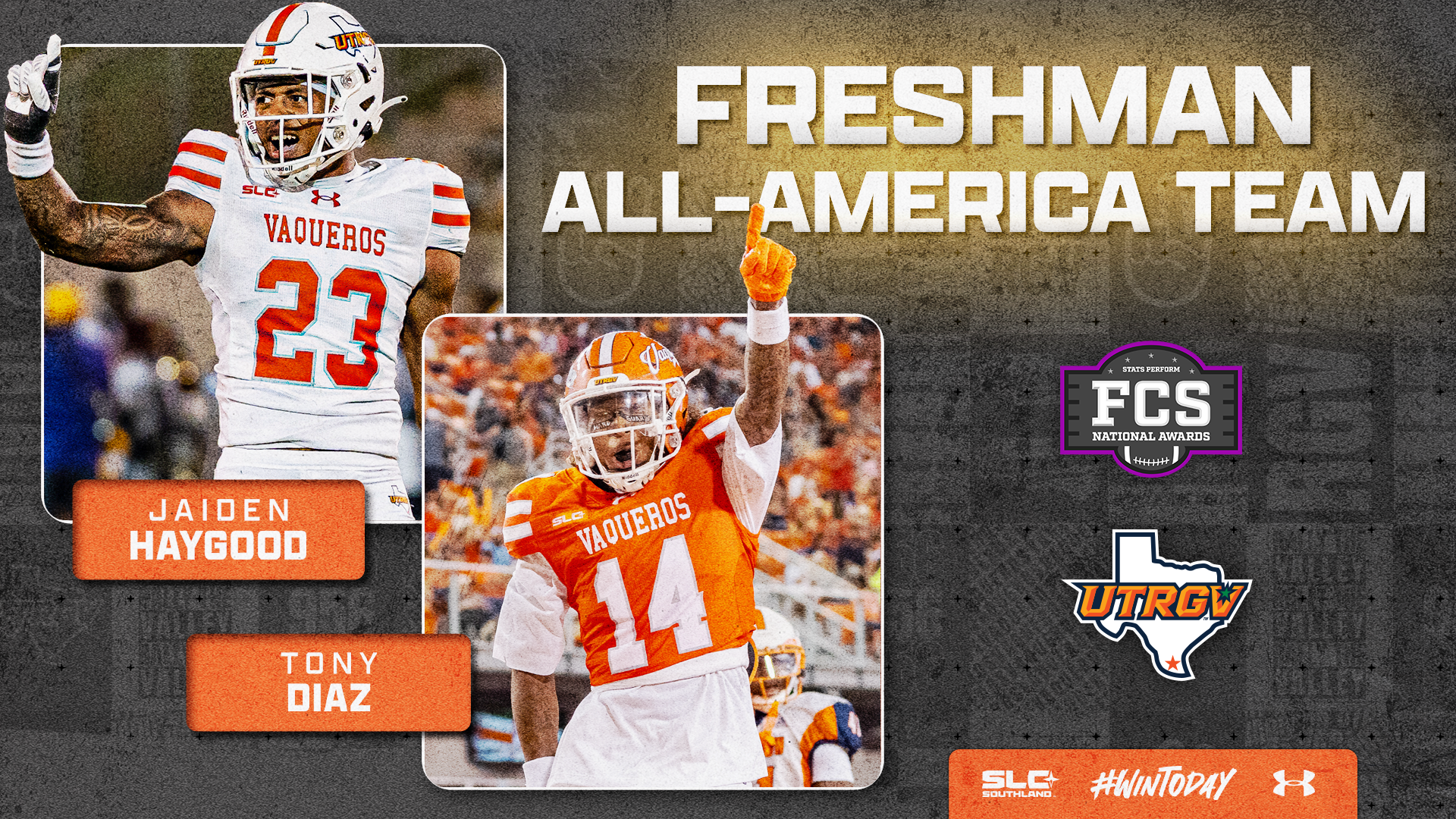 Freshman All-American Team Jaiden Haygood Tony Diaz