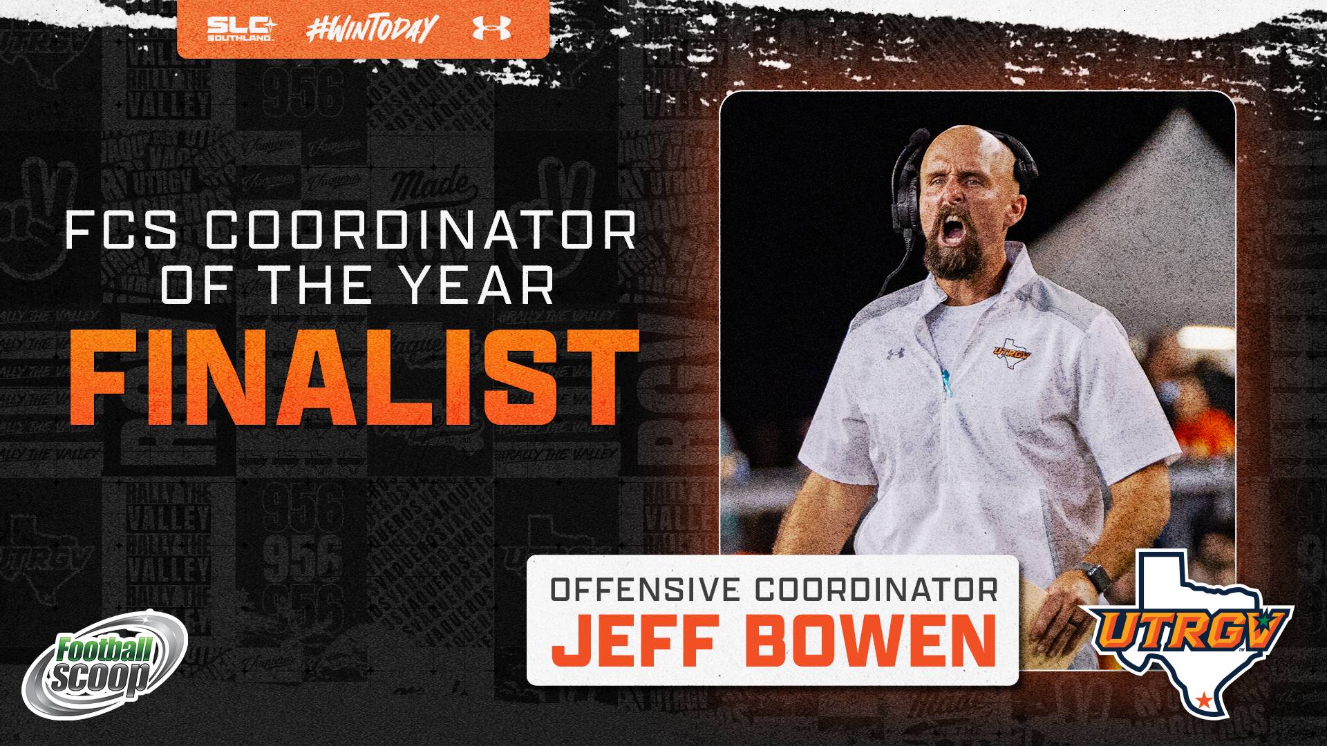 FCS Coordinator of the Year Finalist Offensive Coordinator Jeff Bowen