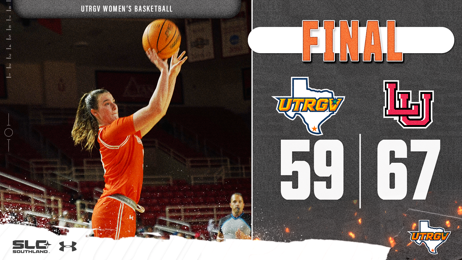 Final UTRGV 59 Lamar 67
