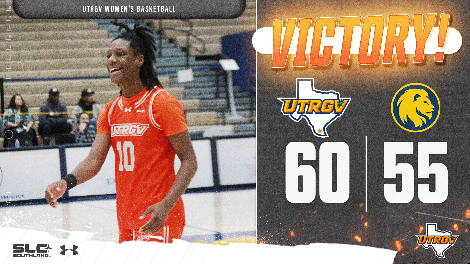 Victory UTRGV WBB 60 East Texas A&M 55