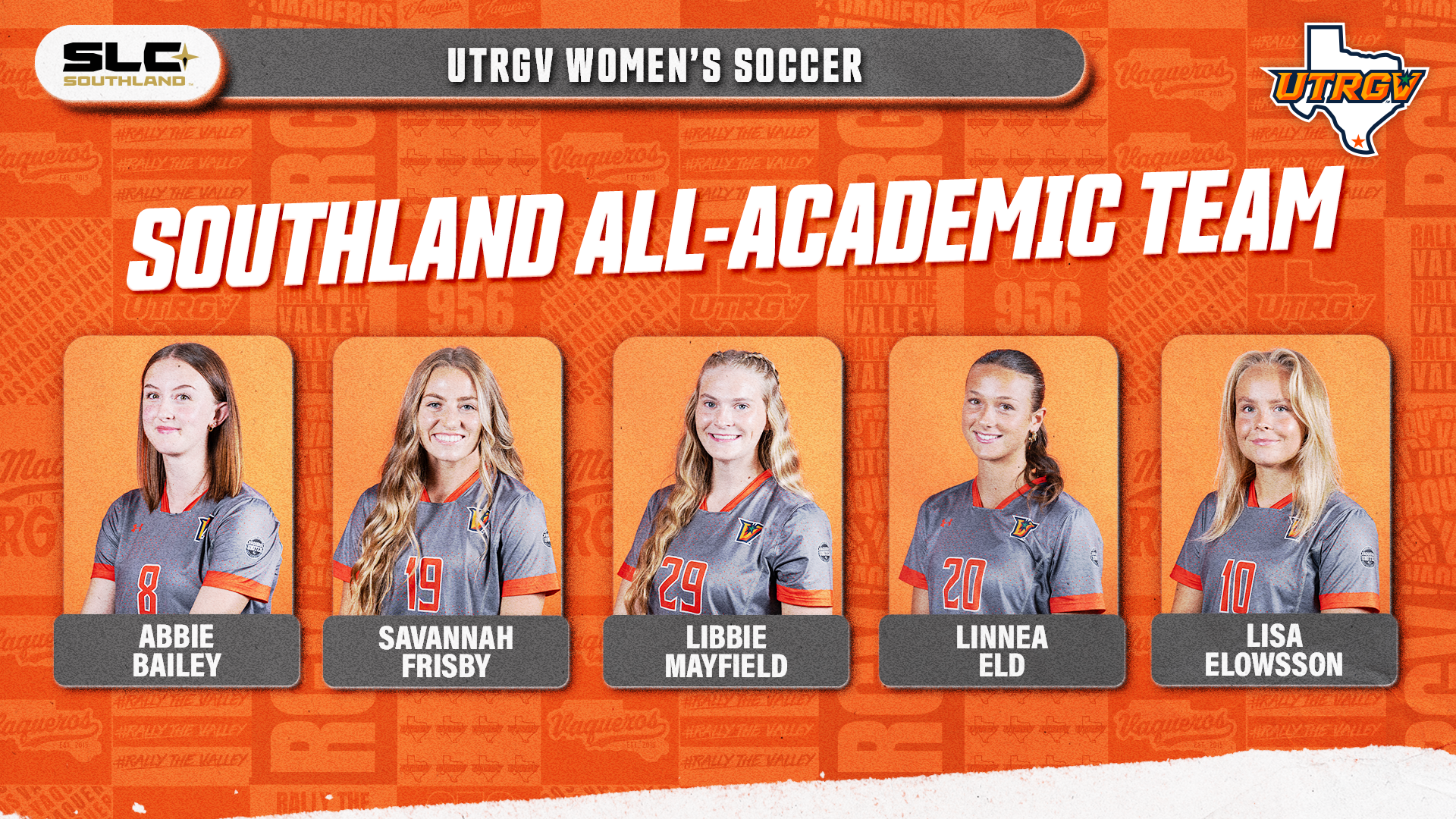 Women's Soccer Southland All-Academic Team