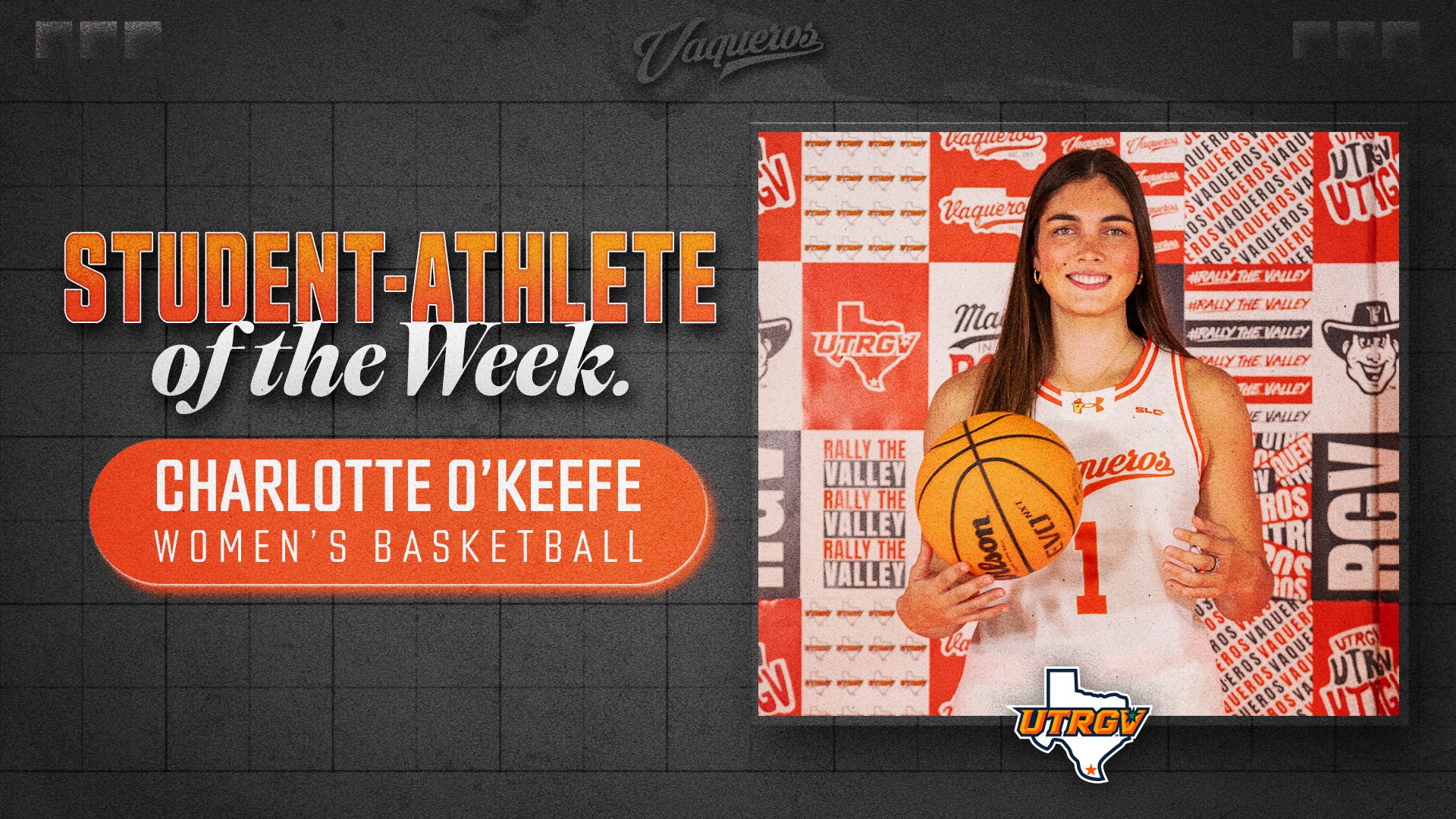 UTRGV SAoTW -- Charlotte O'Keefe -- 1/20