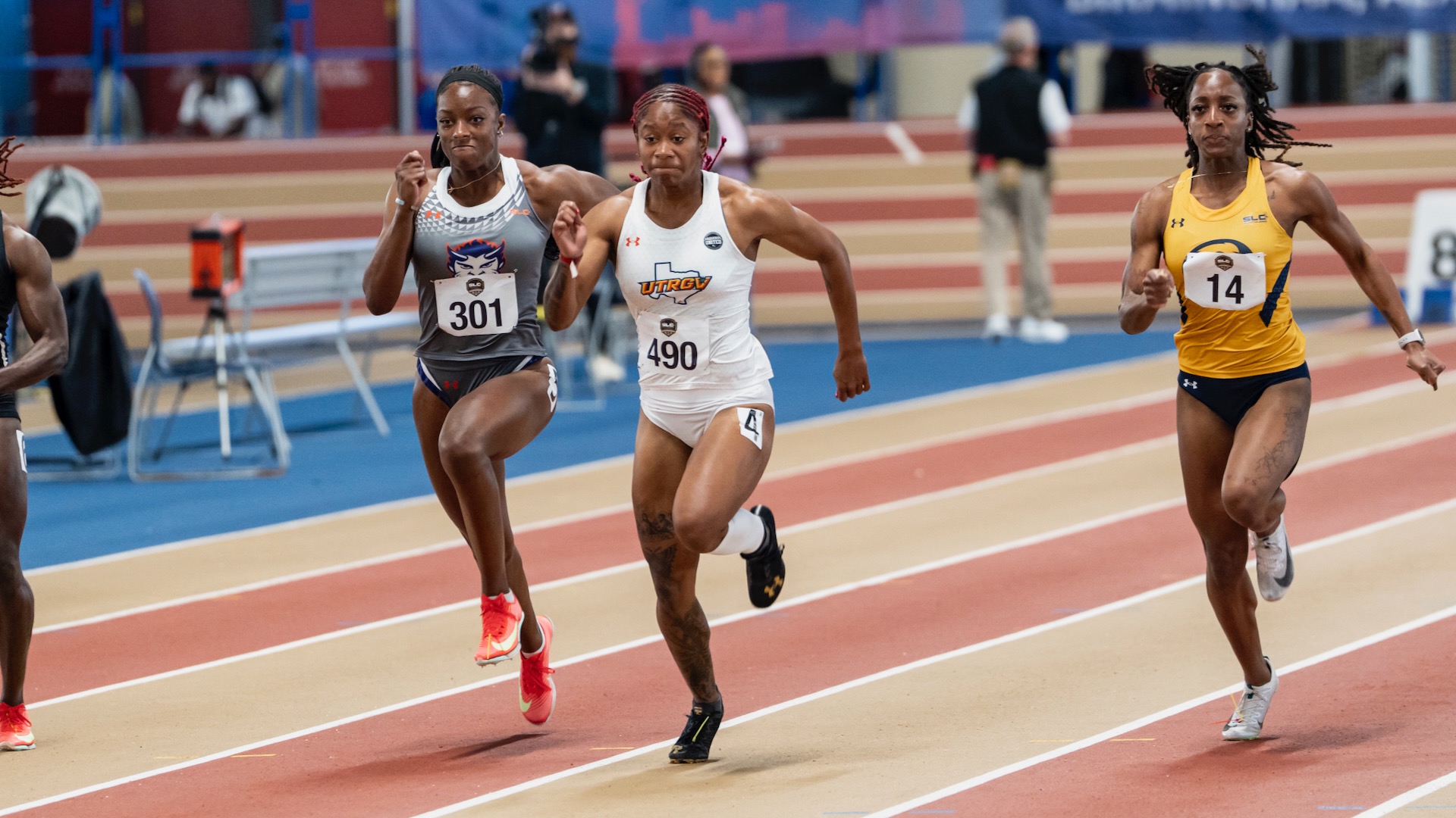 Nayla Harris SLC Women's Track Athlete of the Week