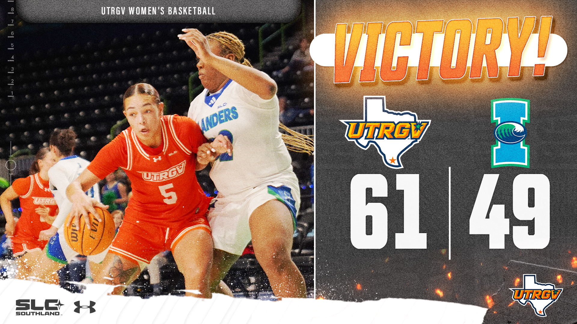 Victory UTRGV WBB 61 Texas A&M-Corpus Christi 49