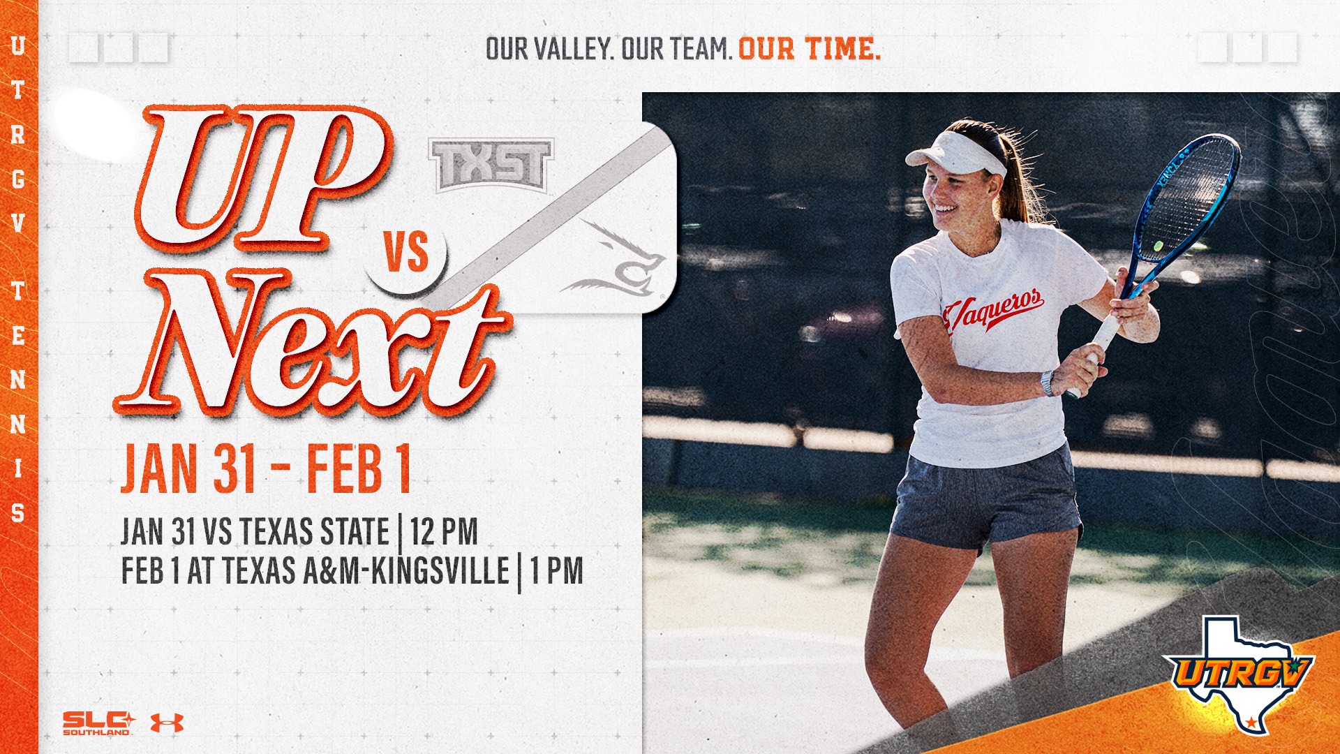 Up Next -- WTEN vs. TXST and at TAMUK -- Jan 31-Feb 1