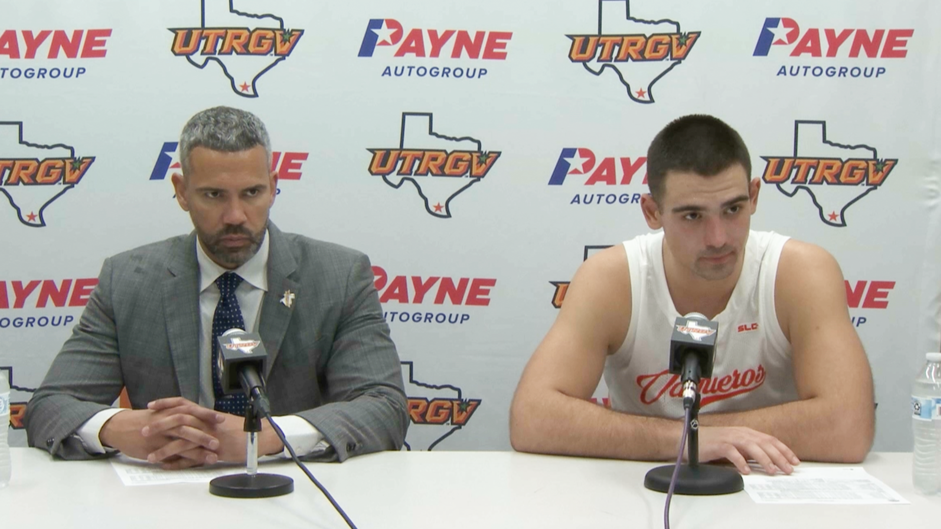 Coach Fennell and Filip Brankovic