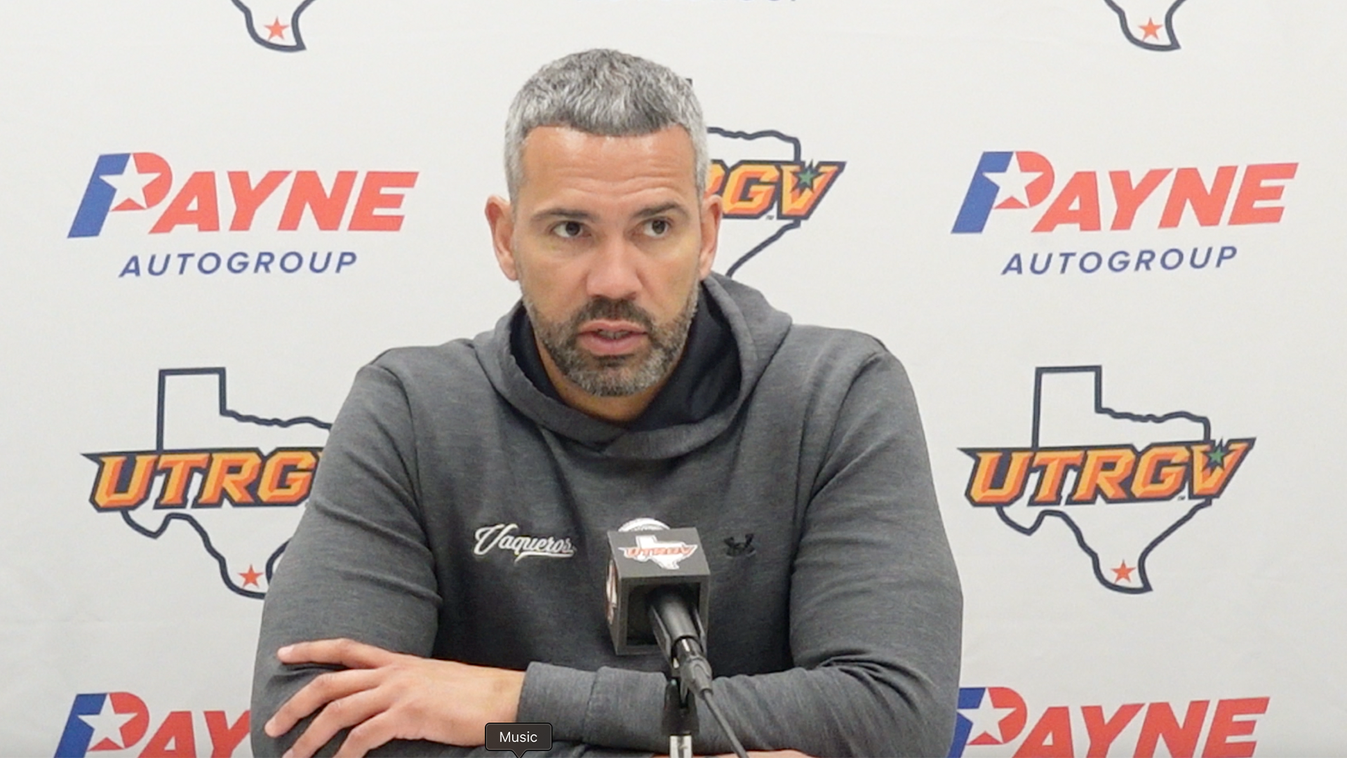 Coach Fennell at Press Conference