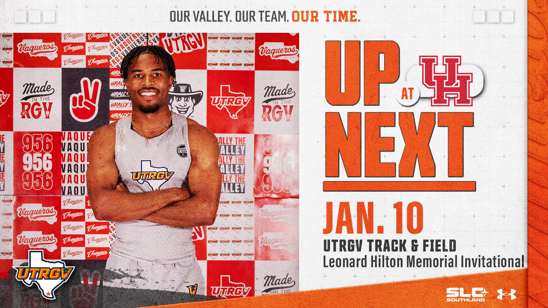 Up Next UTRGV Track & Field at Leonard Hilton Memorial Invitational Jan. 10