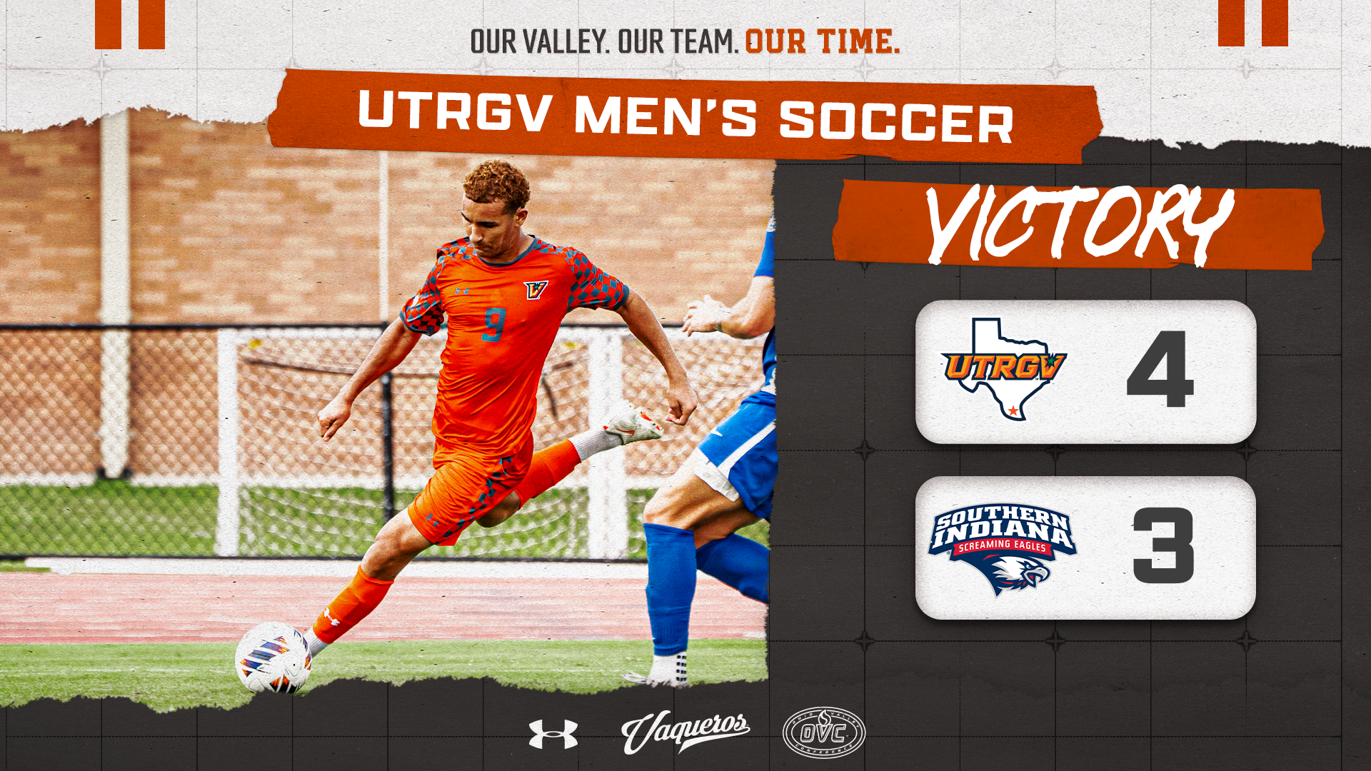 UTRGV Men's Soccer | Final | UTRGV 4, Southern Indiana 3 | Photo of Elias Taj