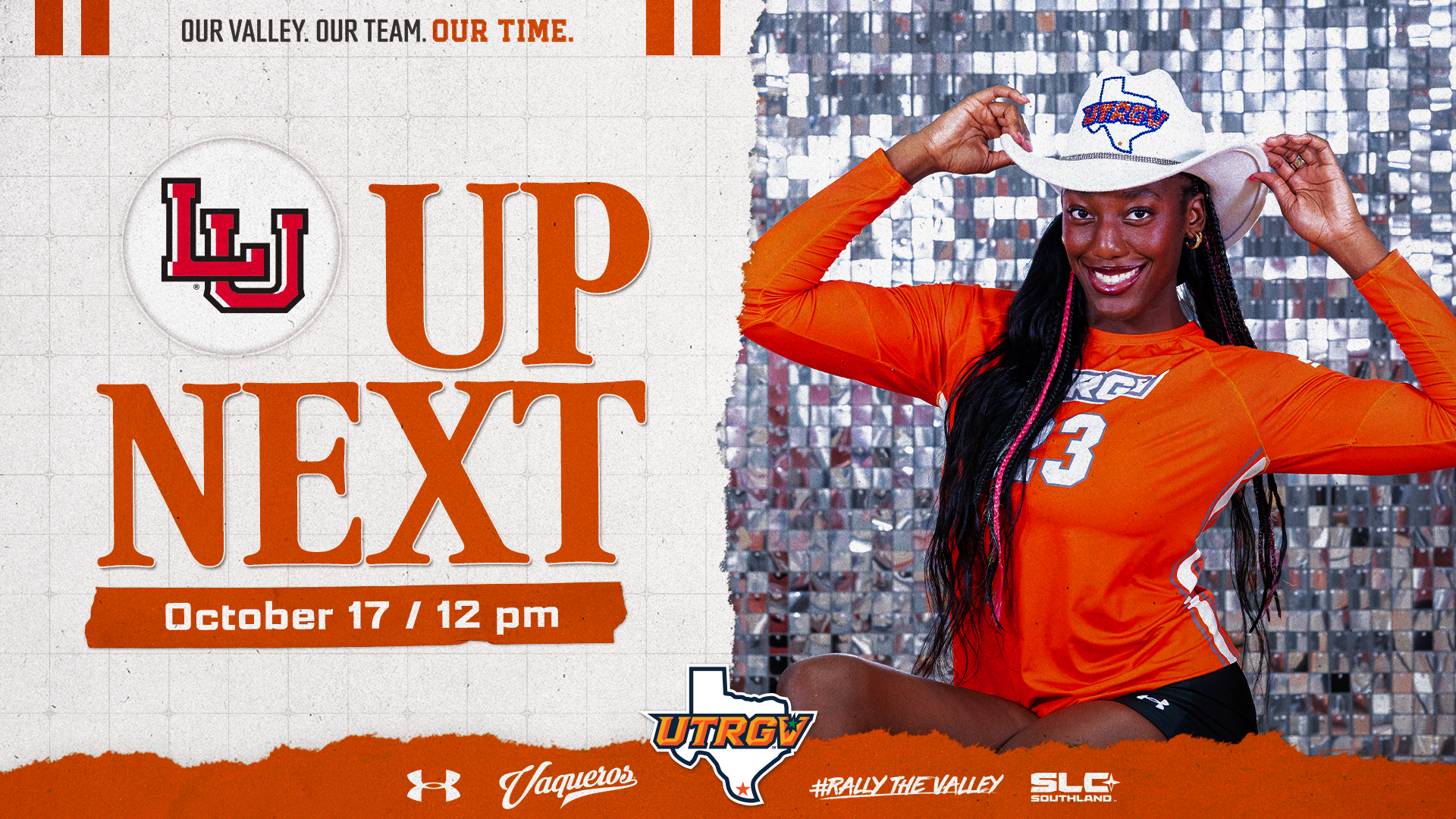 UTRGV Volleyball | Up Next | vs. Lamar | October 17 / 12 PM | Photo of Shylah Totten
