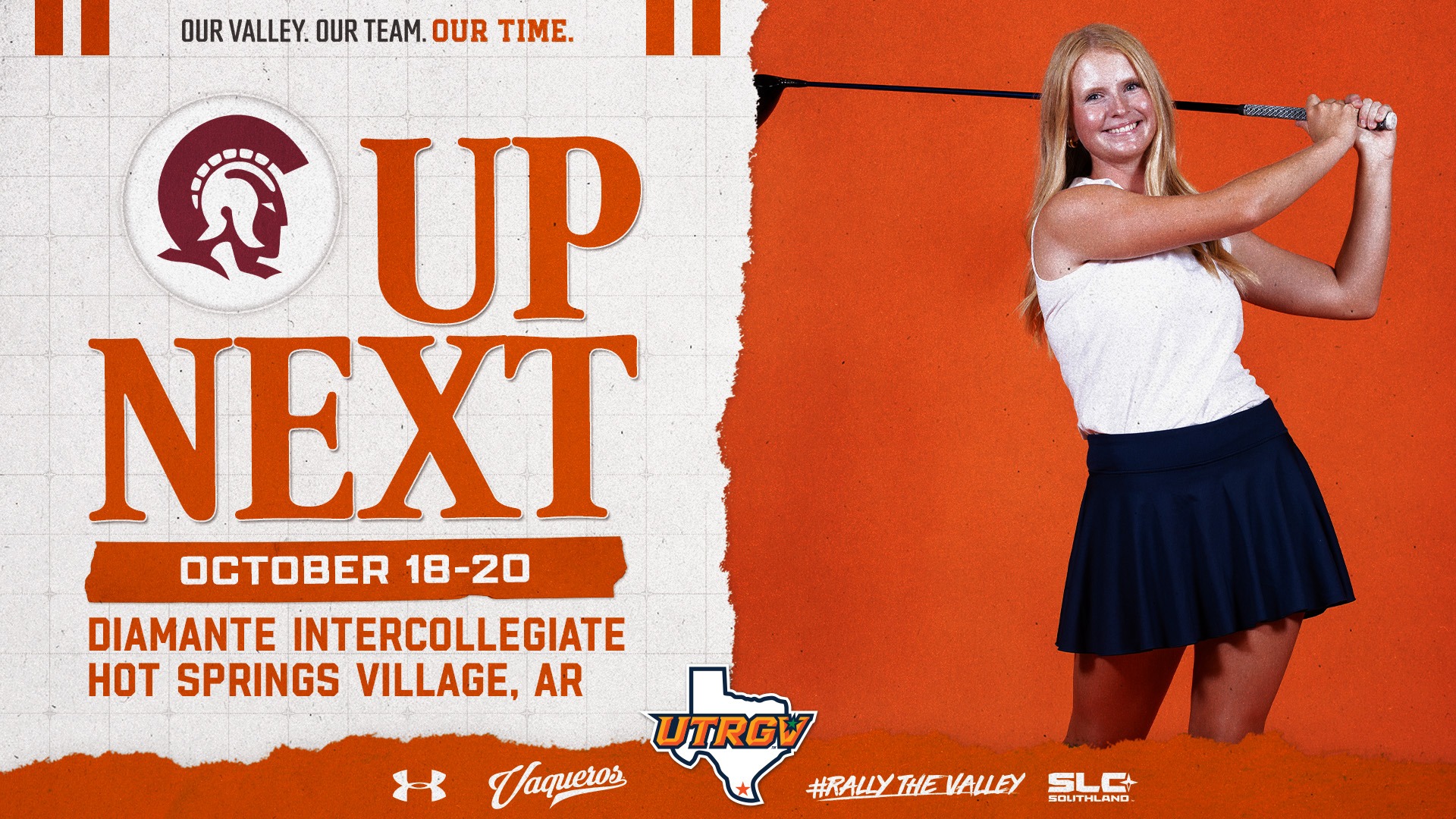 UTRGV Women's Golf | Up Next at Diamante Intercollegiate 10/18-20 | Photo of Avery Glanzer