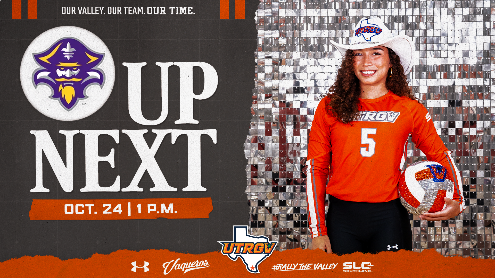 UTRGV Volleyball | Up Next | vs. LSU New Orleans | October 24 / 1 PM | Photo of Celianiz Cabranes
