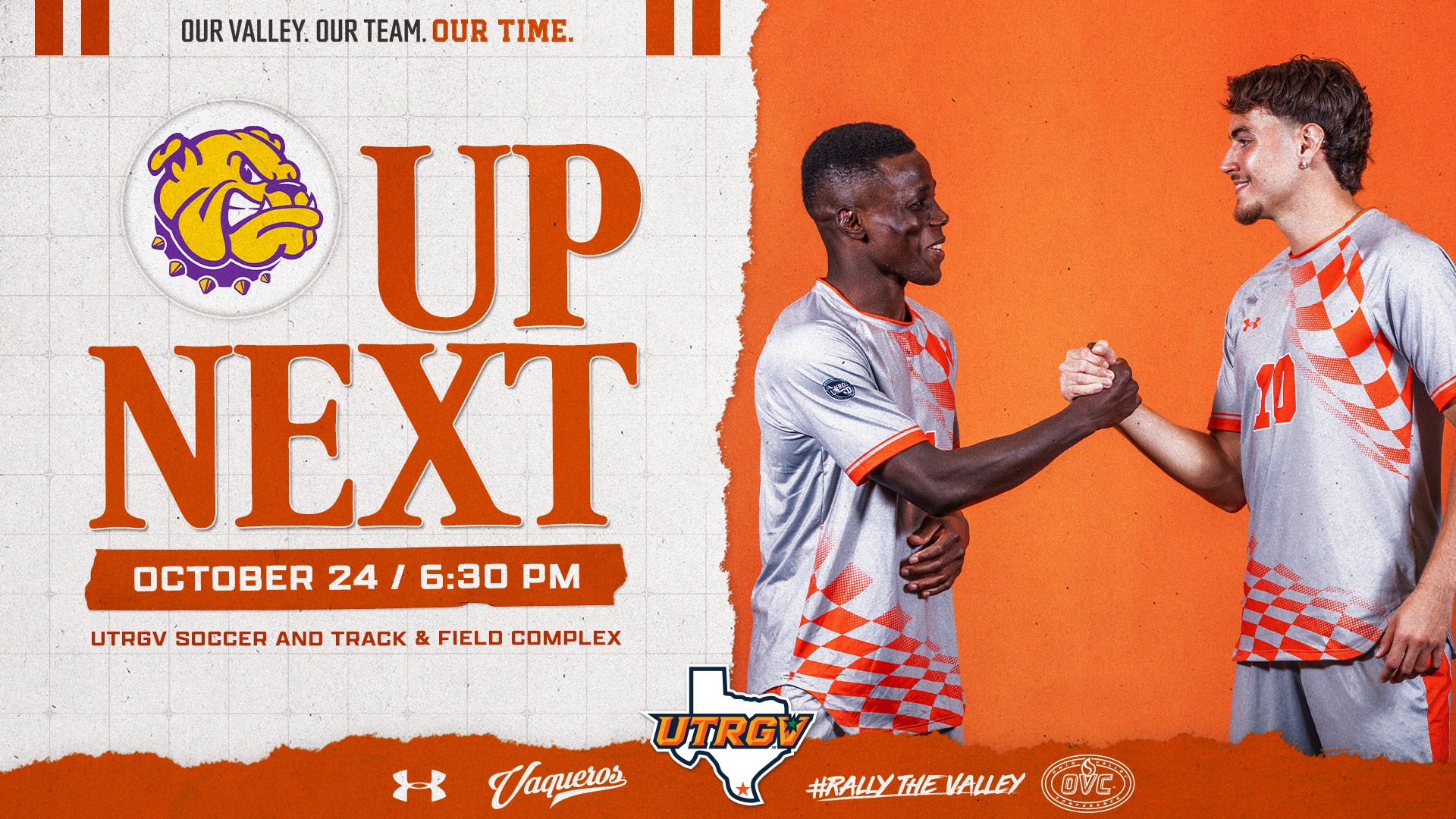 UTRGV Men's Soccer | Up Next vs. Western Illinois | Oct. 24 / 6:30 PM | UTRGV Soccer and Track & Field Complex