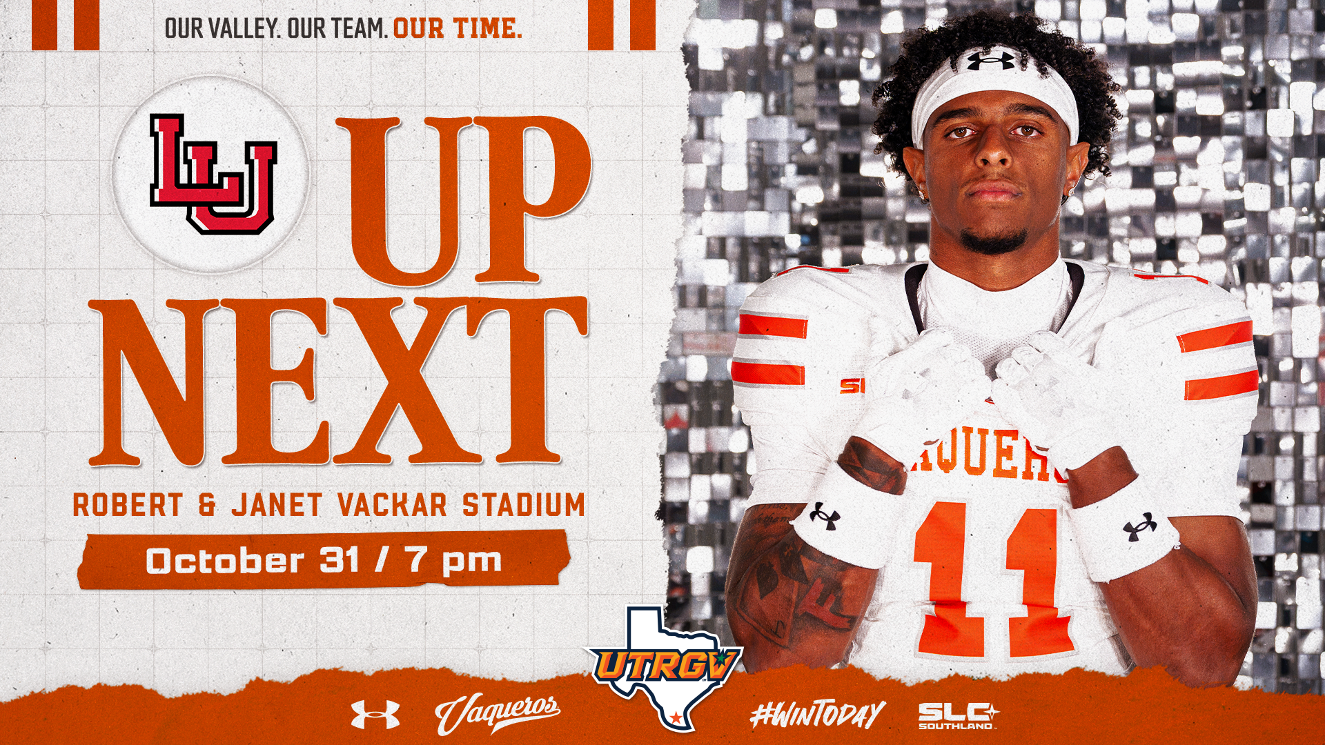Up next Robert & Janet Vackar Stadium October 31 7 pm