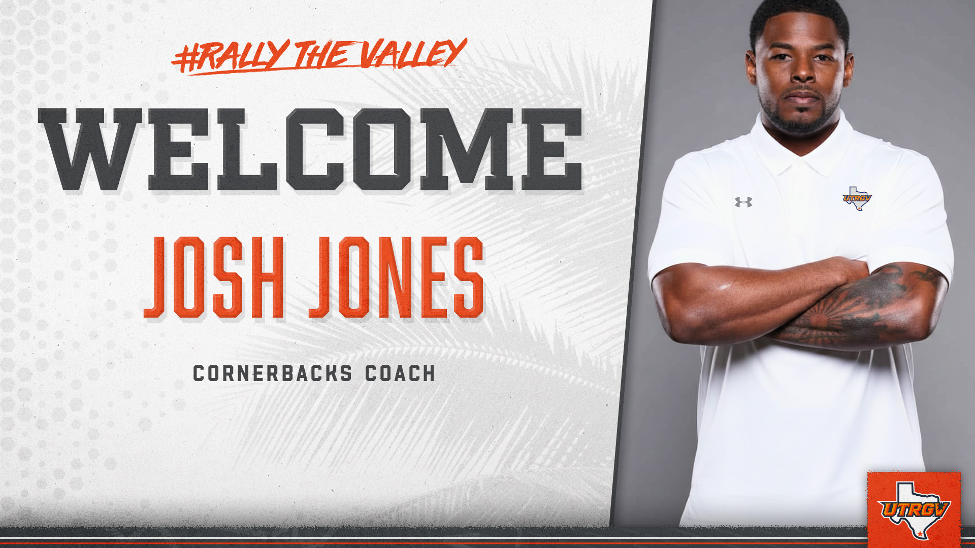 Welcome Josh Jones Cornerbacks Coach