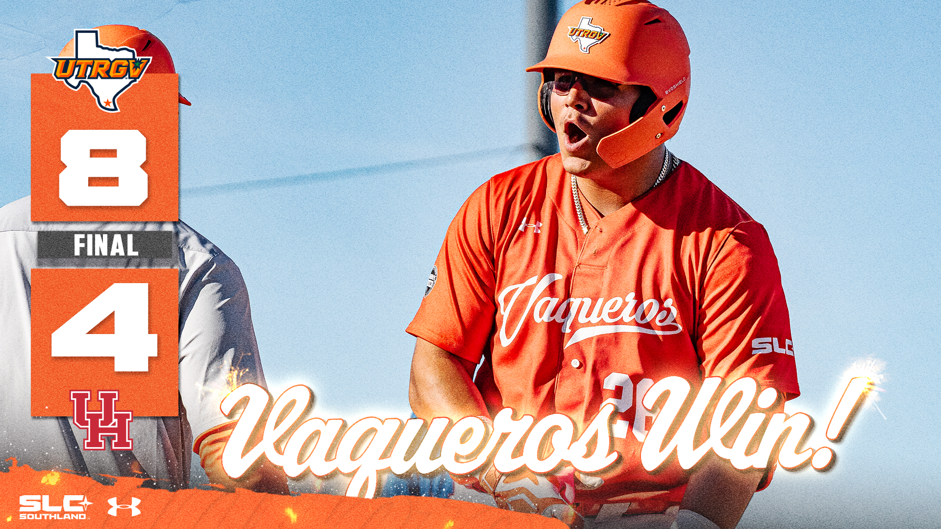UTRGV 8 Final 4 UH Vaqueros Win!