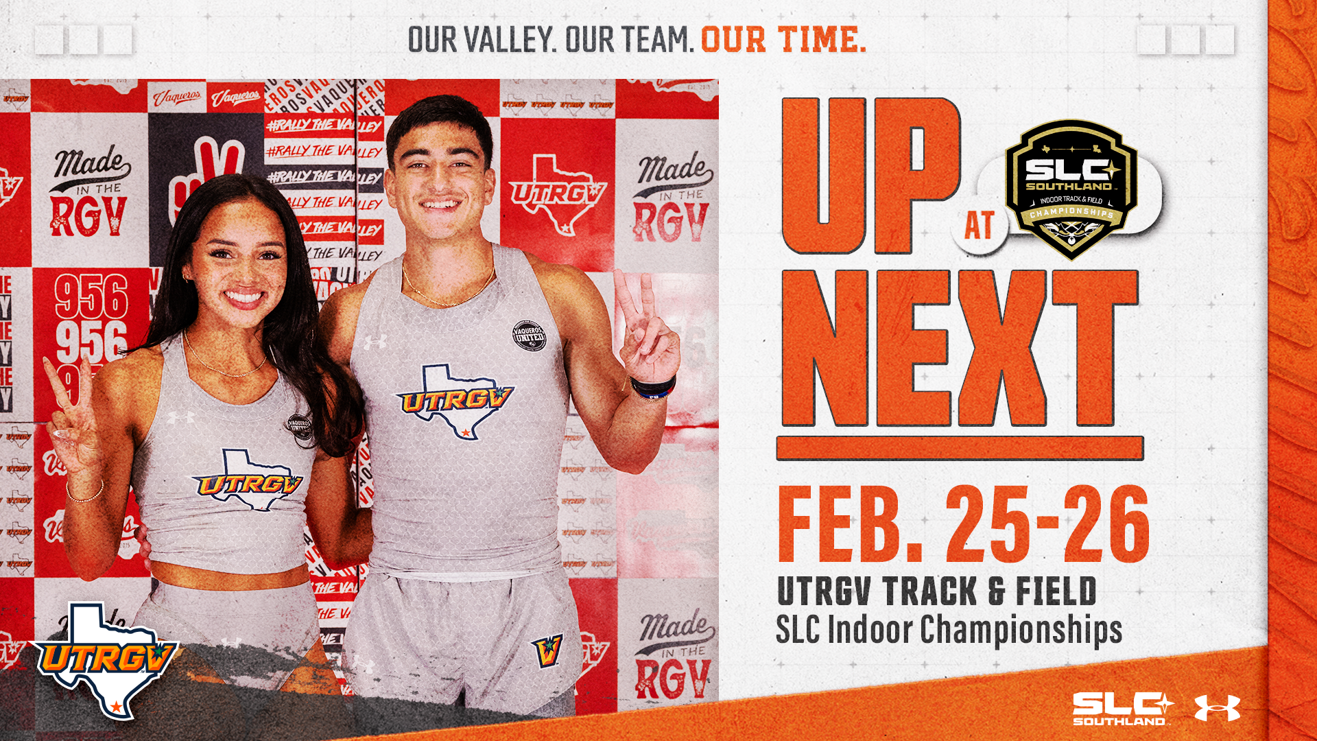 Up next at SLC Indoor Championships Feb. 25-26