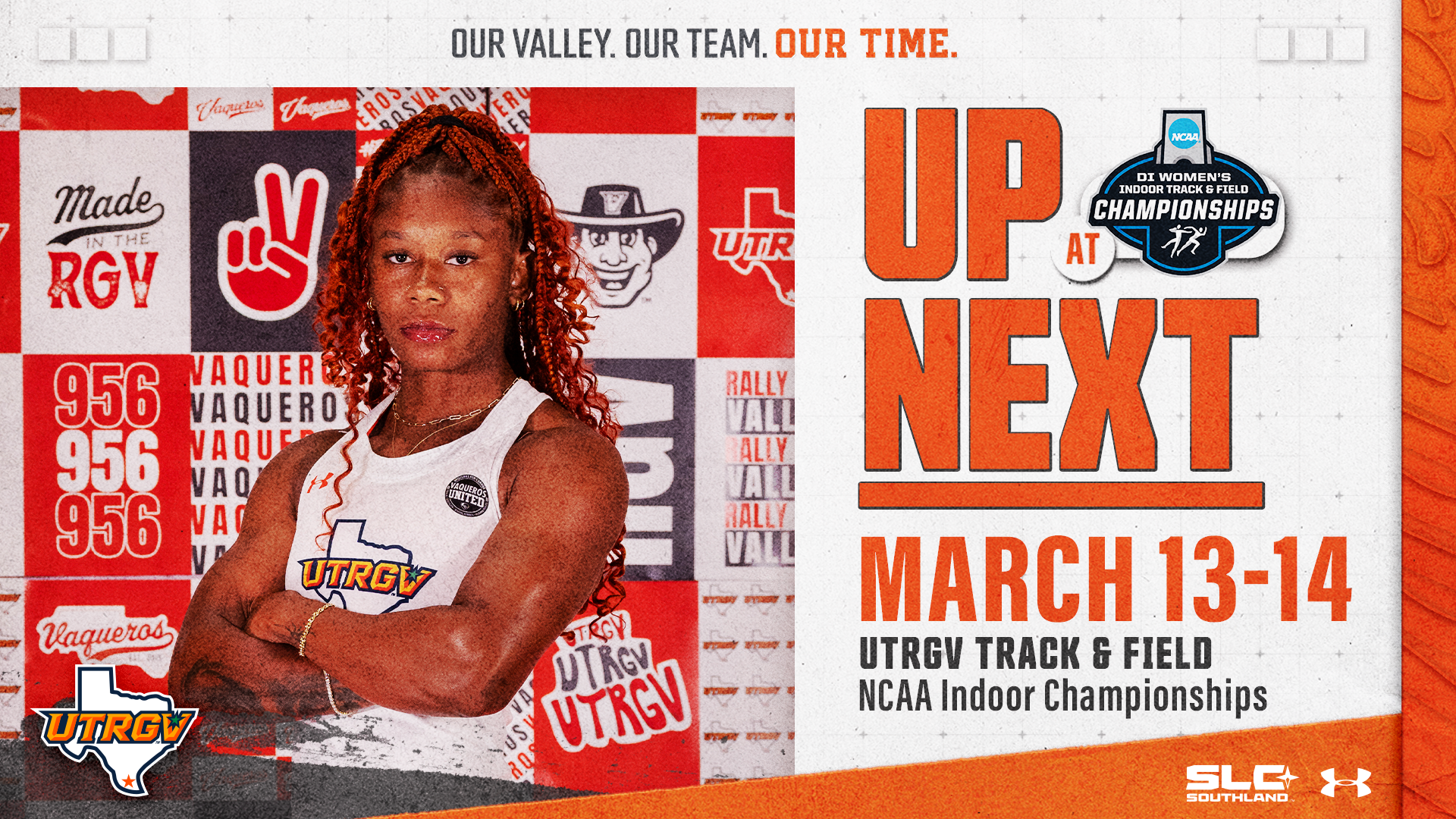 Up Next UTRGV Track & Field at NCAA Indoor Championships March 13-14