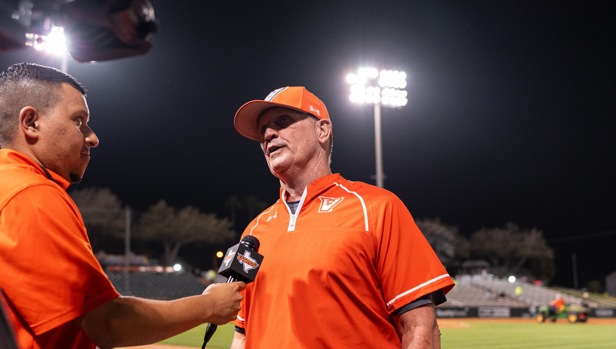 Danny Elizondo interviewing Coach Matlock Postgame 3-3-26