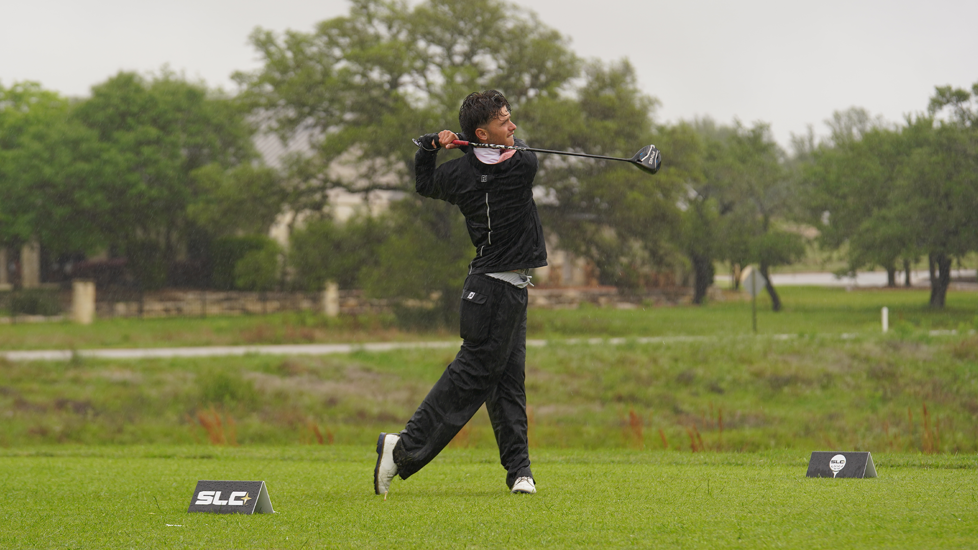 Rodolphe Cicala in Rain at SLC Championship