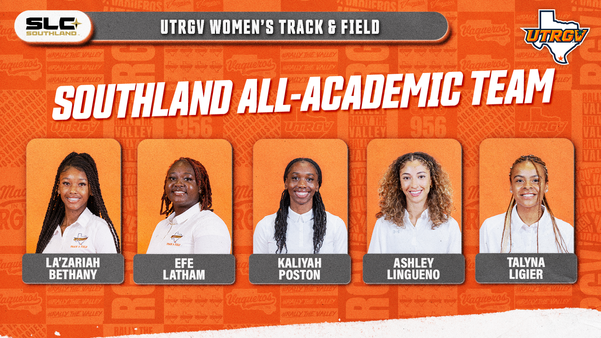 Southland Women's Track & Field All-Academic Team