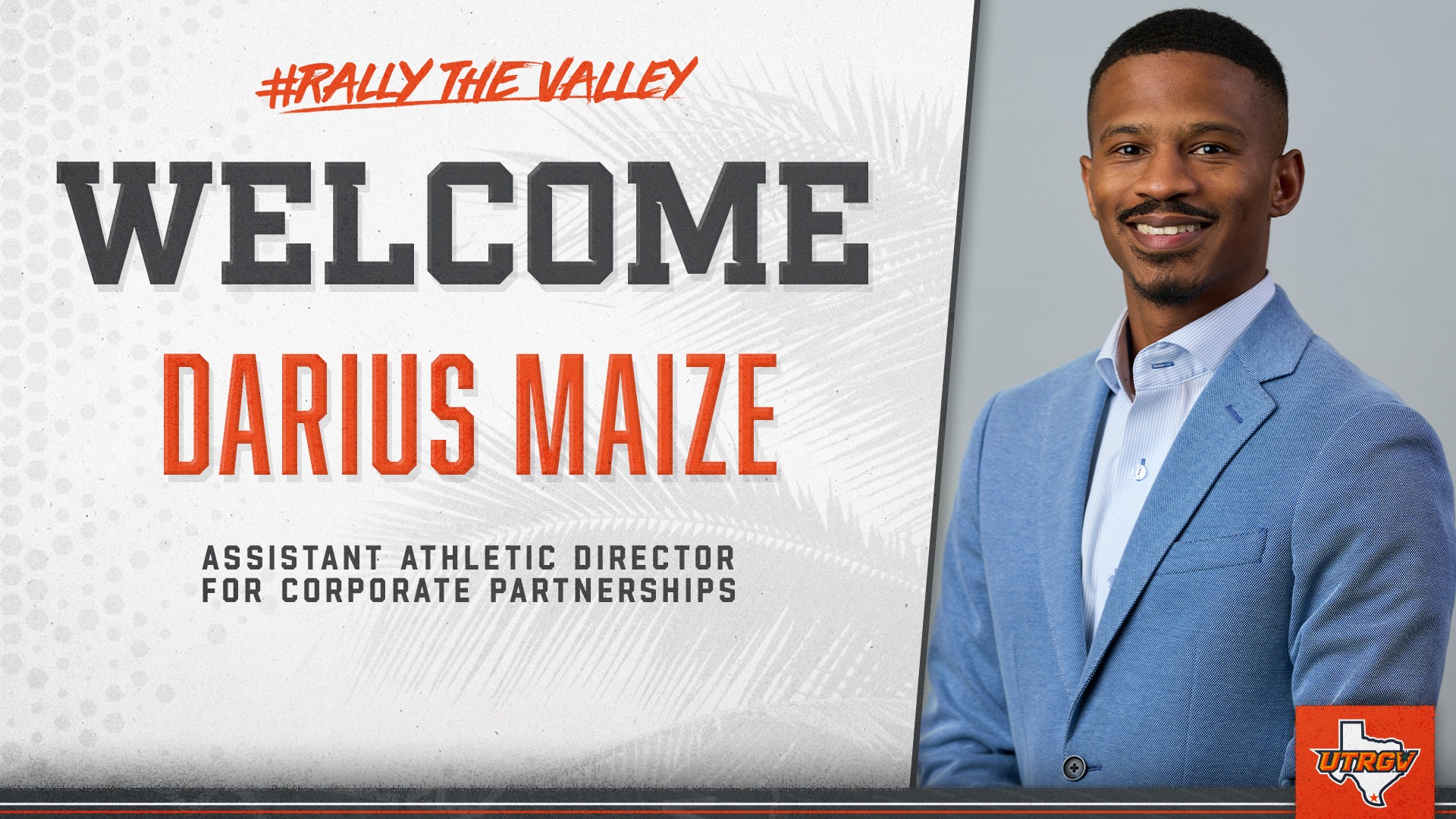 Welcome -- Darius Maize -- Assistant Athletic Director for Corporate Partnerships