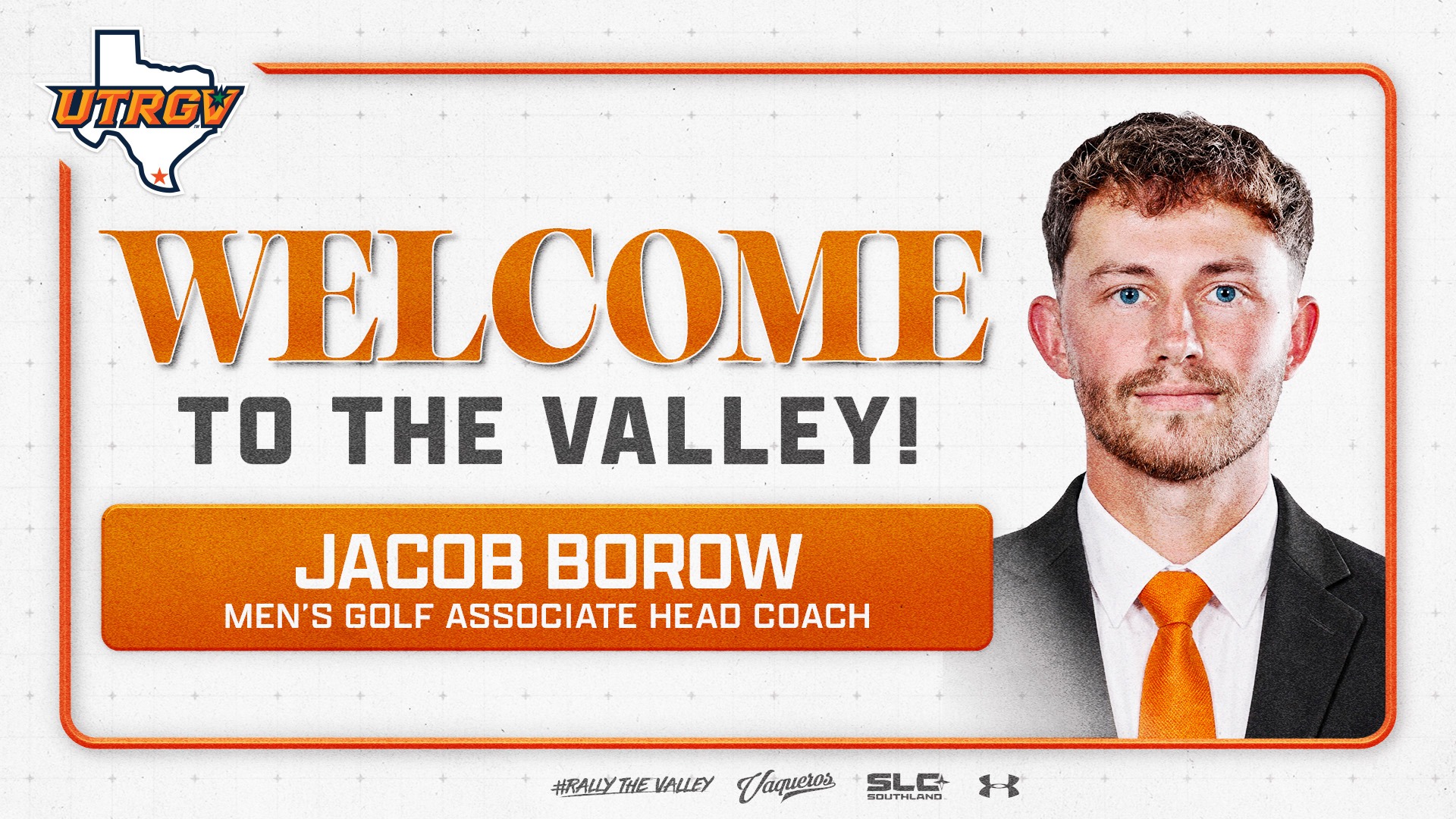 Welcome to the Valley! Jacob Borow -- Men's Golf Associate Head Coach