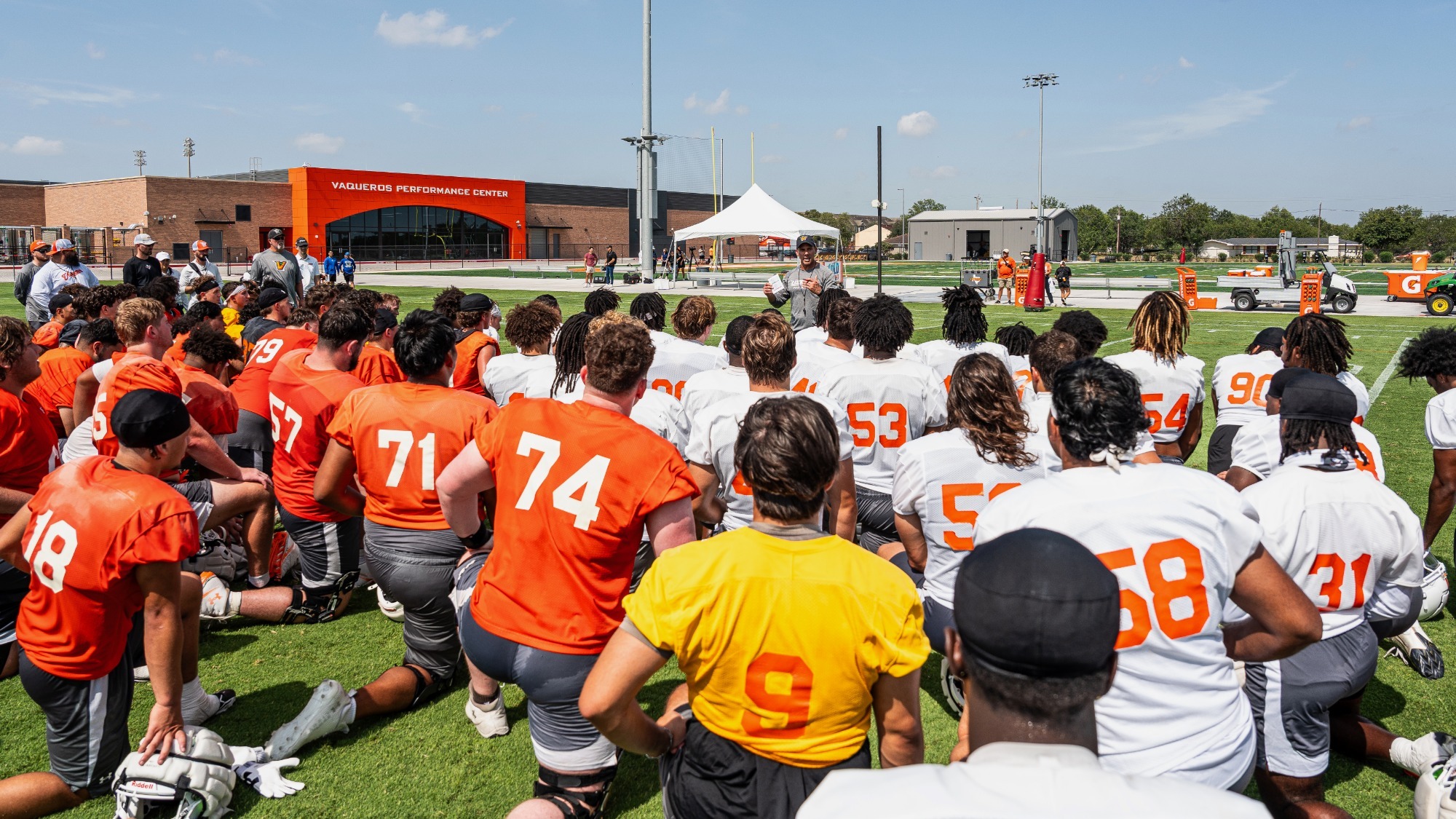 Coach Bush Addressing Team 7-30-26