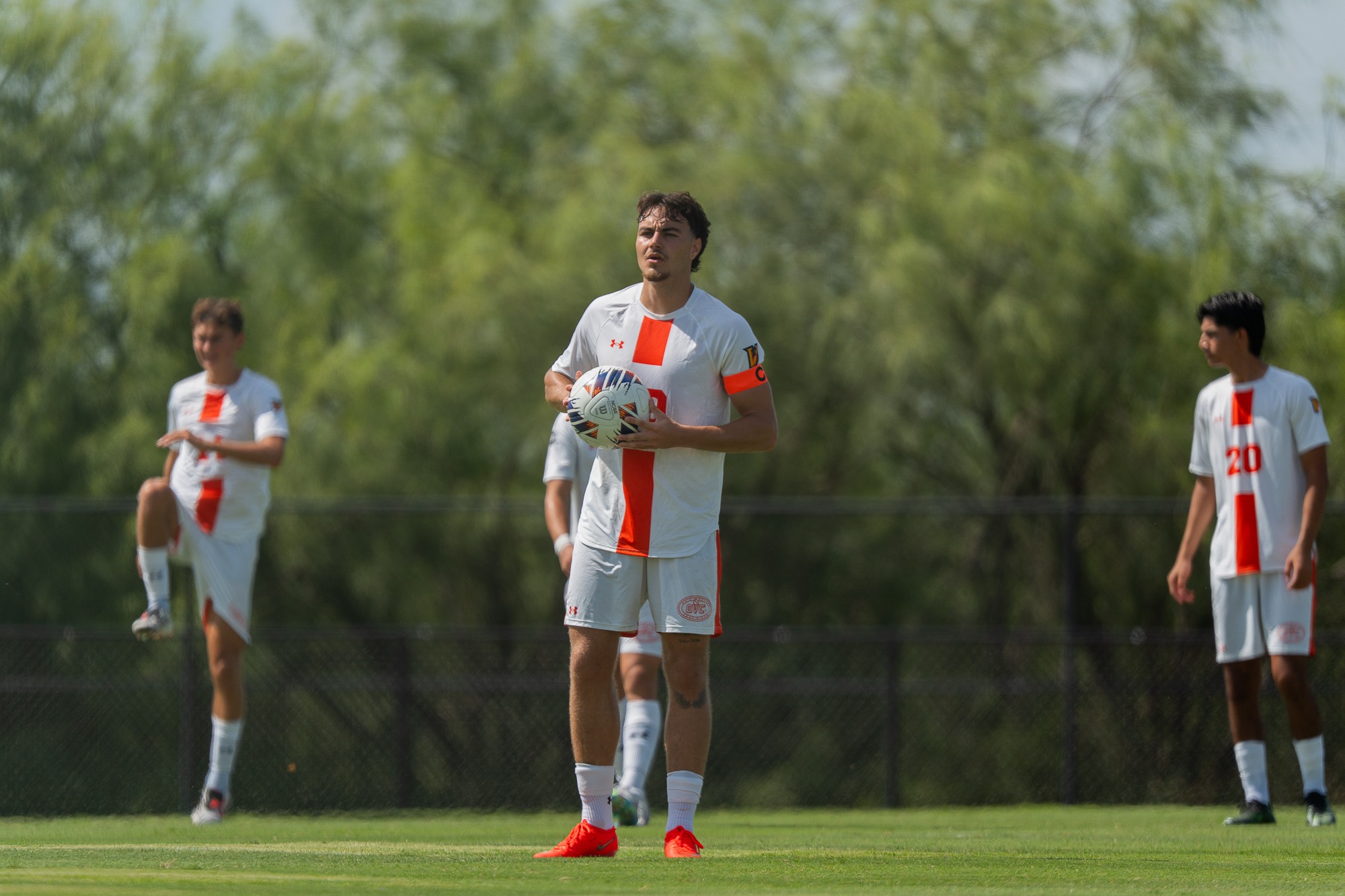 #10 Eduardo De Oliveira Preparing for a Free Kick