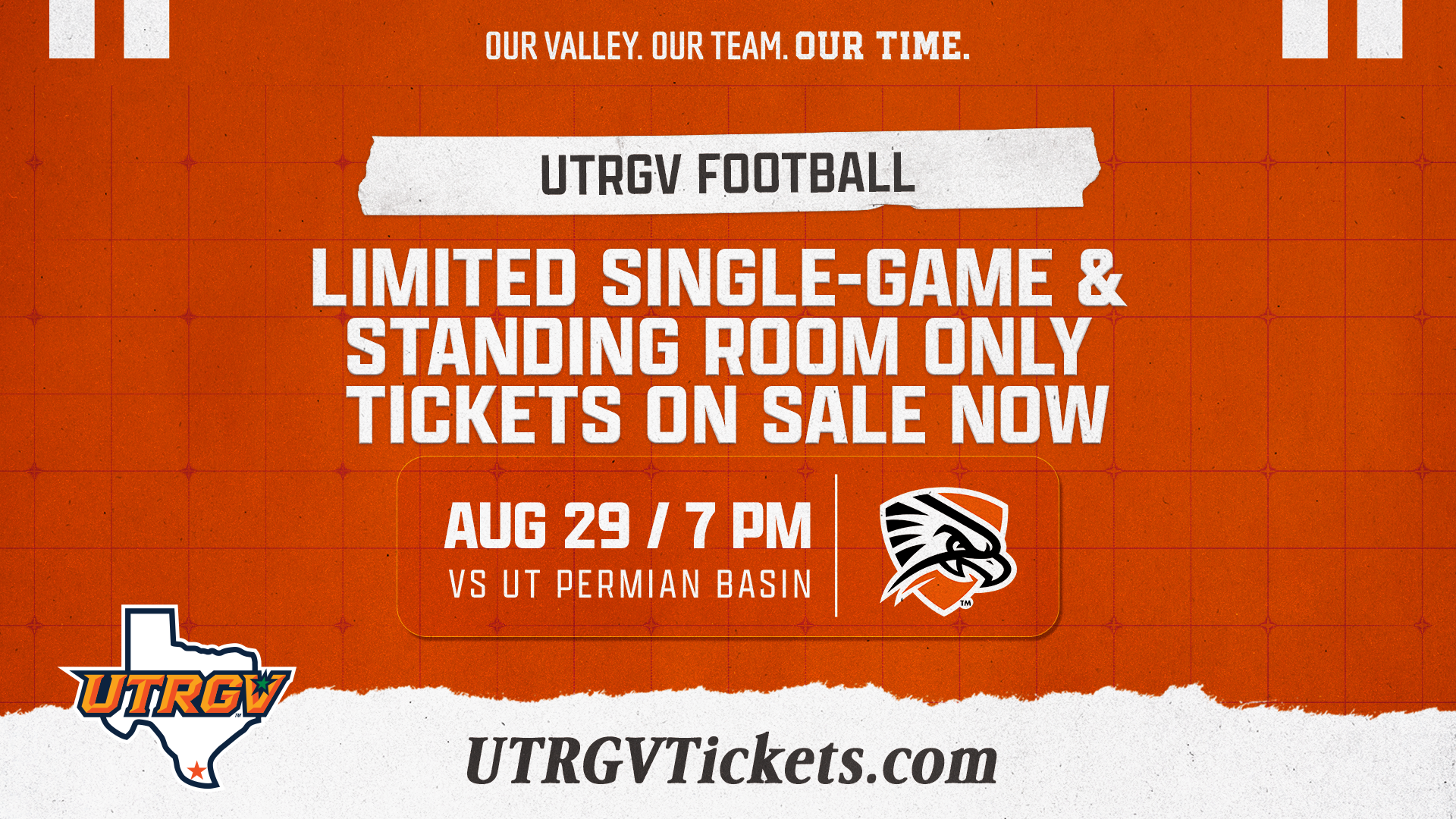 Limited Tickets on Sale UTRGV Football