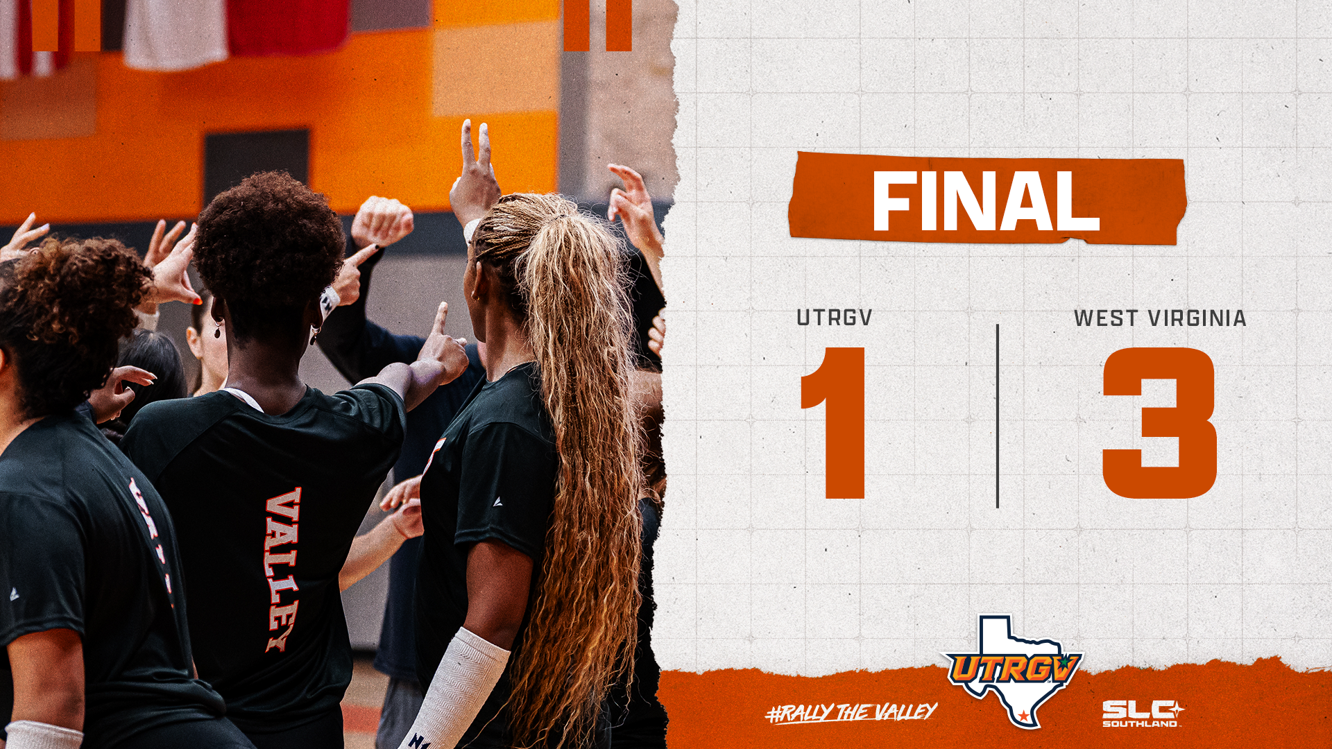 Final UTRGV Volleyball 1 West Virginia 3