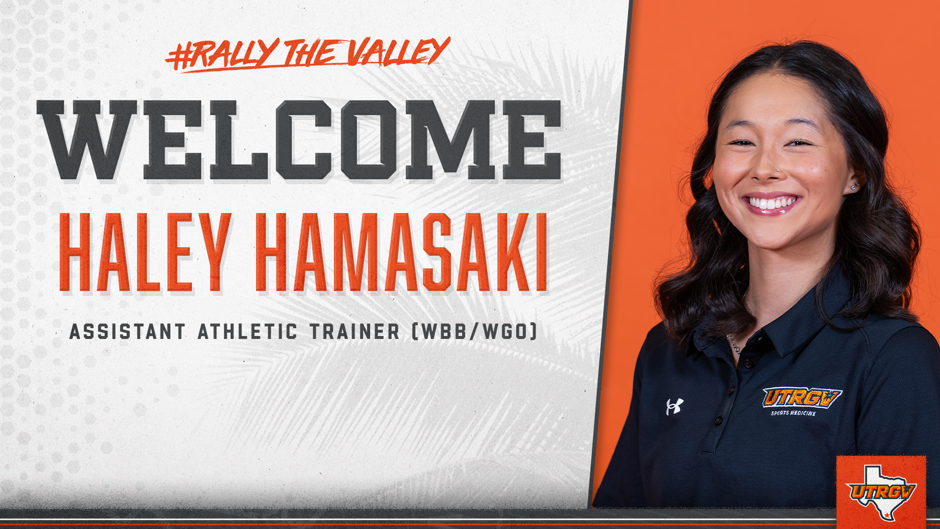 Sports Medicine | Welcome | Haley Hamasaki | Assistant Athletic Trainer | Photo of Hamasaki