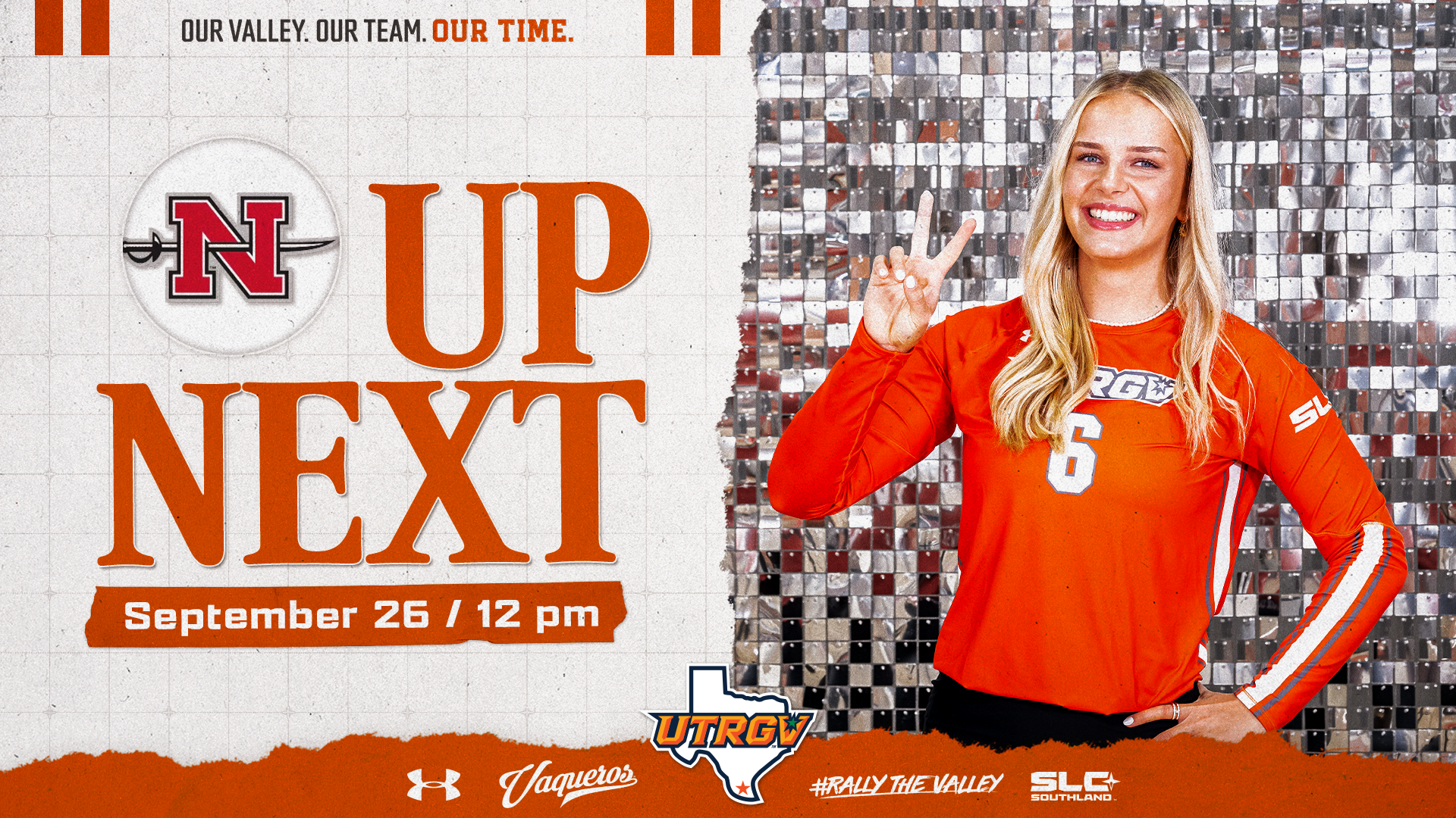 UTRGV Volleyball | Up Next | vs. Nicholls | September 26 / 12 PM | Photo of Agata Makowska