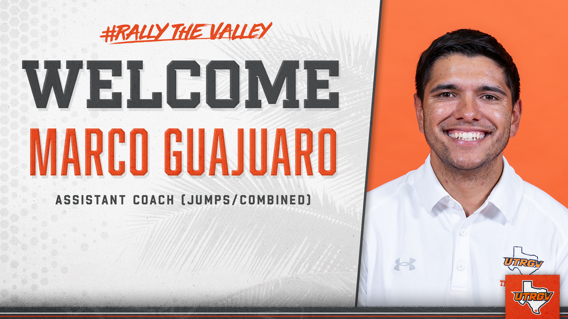 Track & Field | Welcome | Marco Guajardo | Assistant Coach (Throws/Combined) | Photo of Guajardo