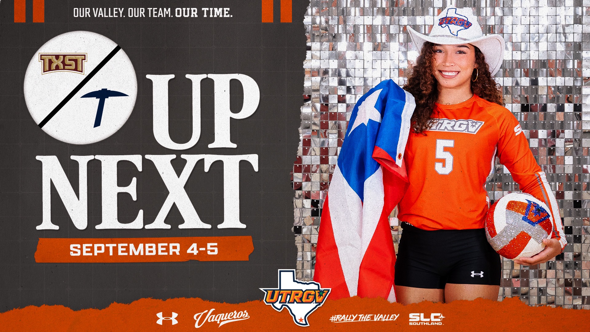 Up next UTRGV Volleyball at Southwest Showdown Sept. 4-5