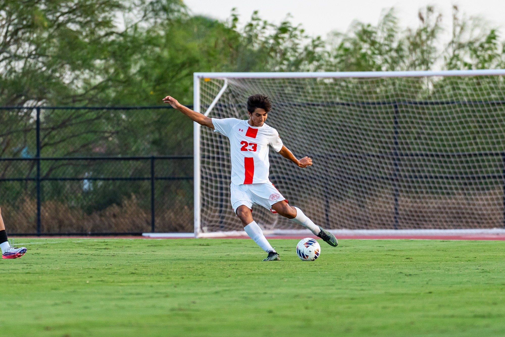 #23 Mauricio Arreguin Striking the Ball