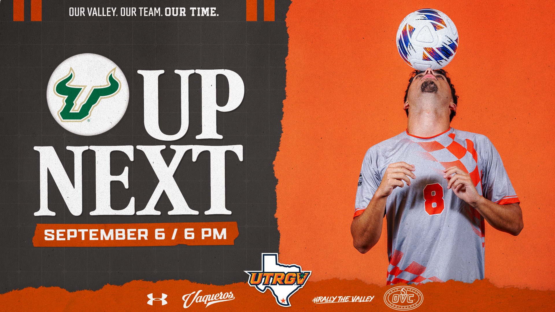 UTRGV Men's Soccer | Up Next | at USF | Tampa, Fla. | Photo of #8 Sammy Jadid