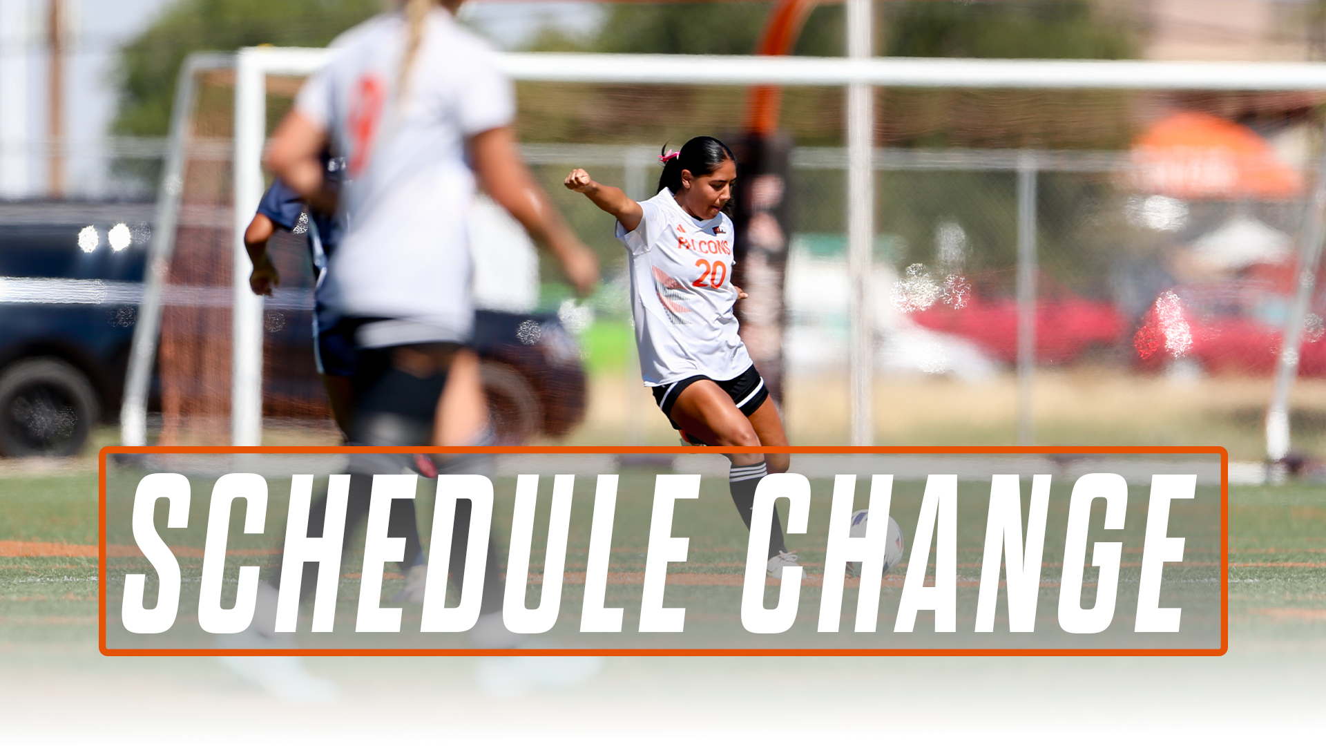 Schedule change graphic with Aleese Maldonado