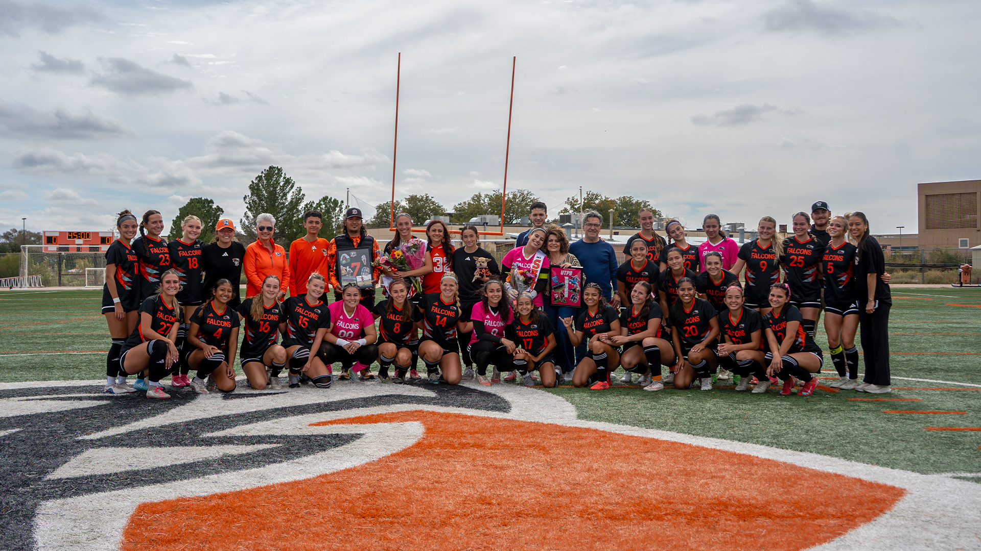2026 Soccer Senior Day group photo