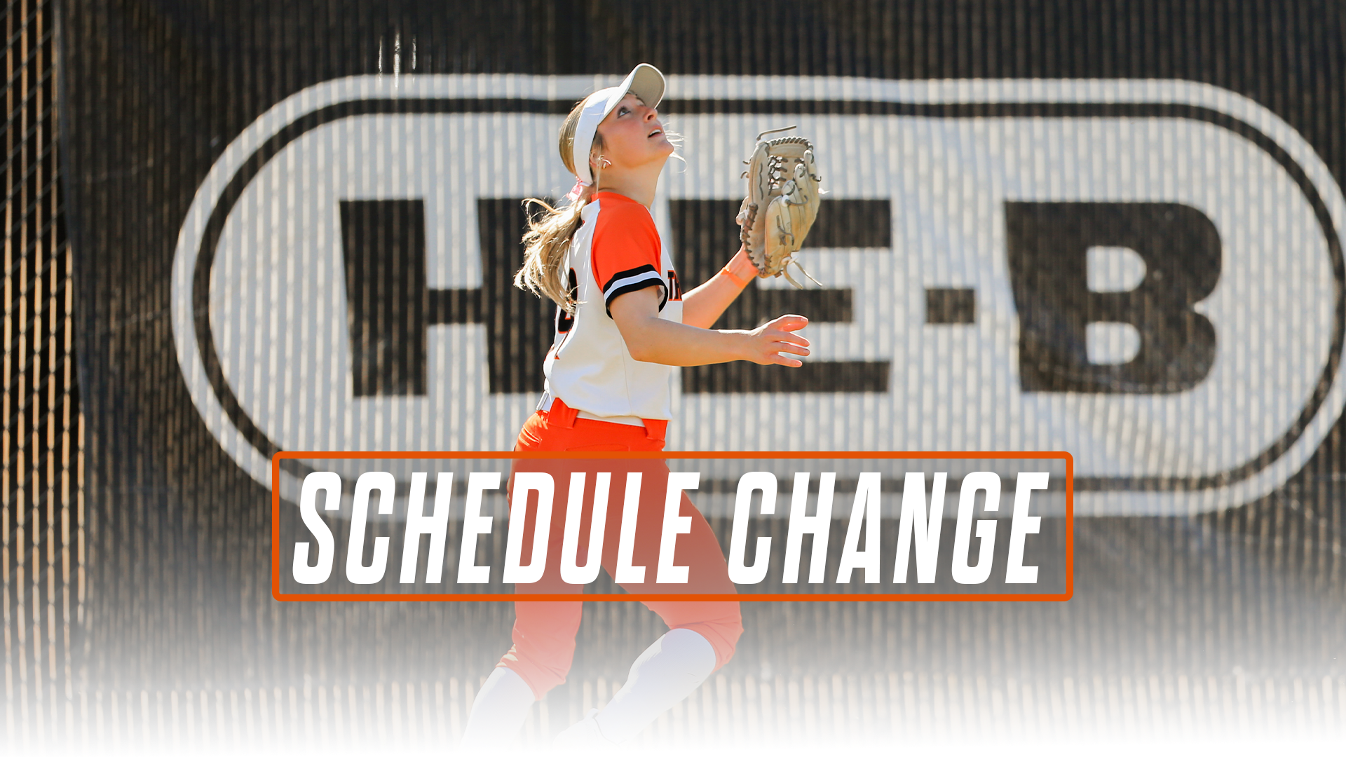 Schedule Change graphic - softball 2