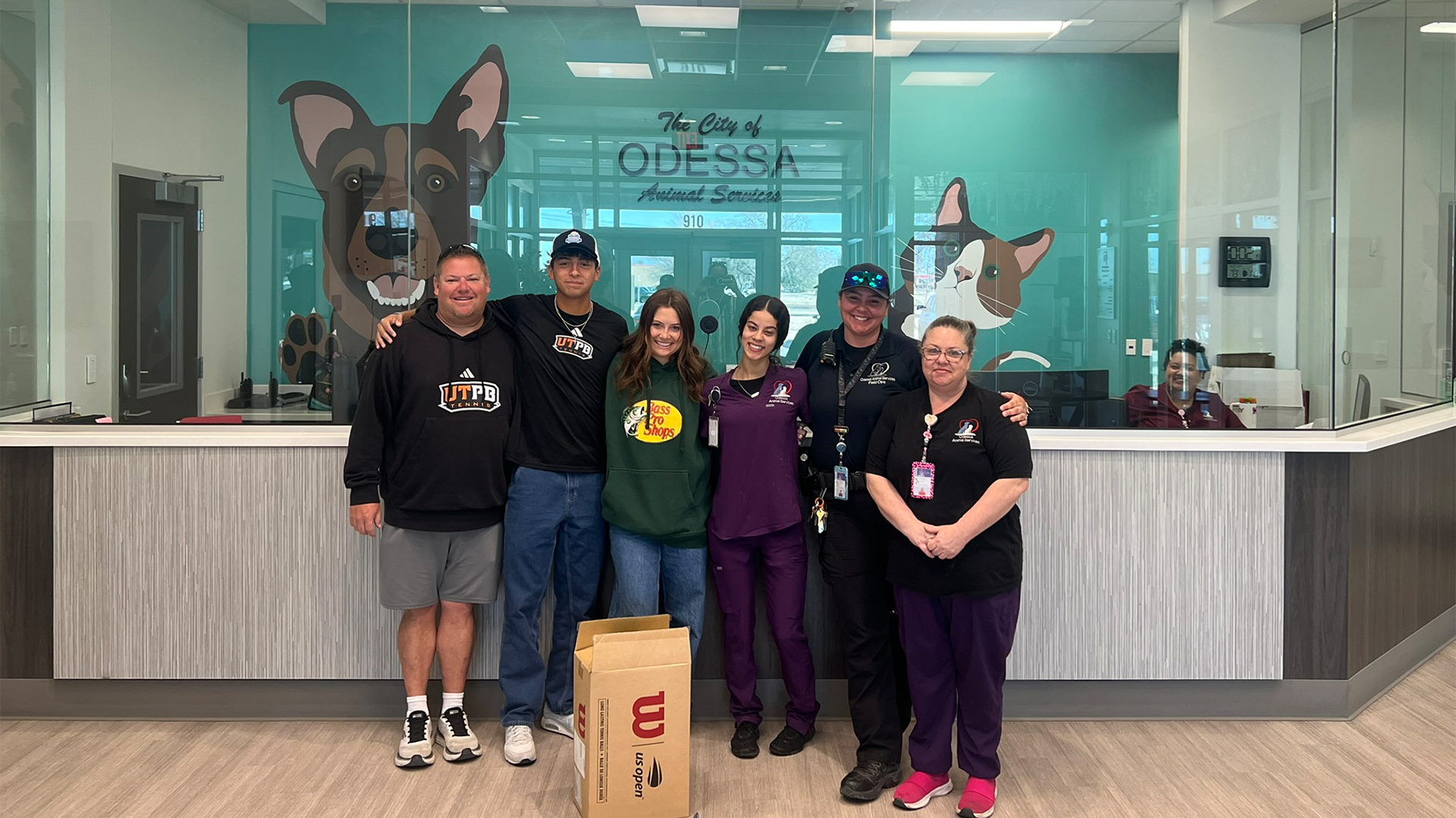 Tennis donation - animal shelter