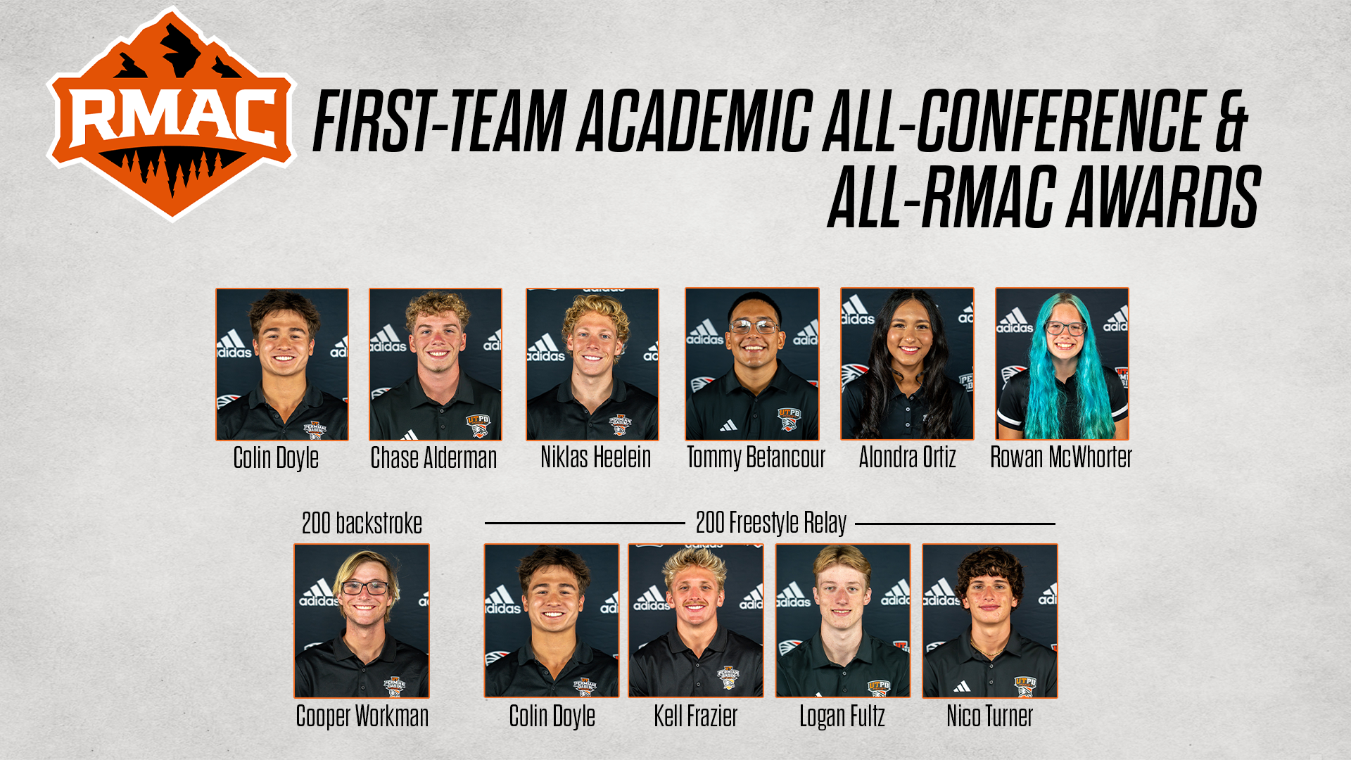 Swim web  All Conference graphic