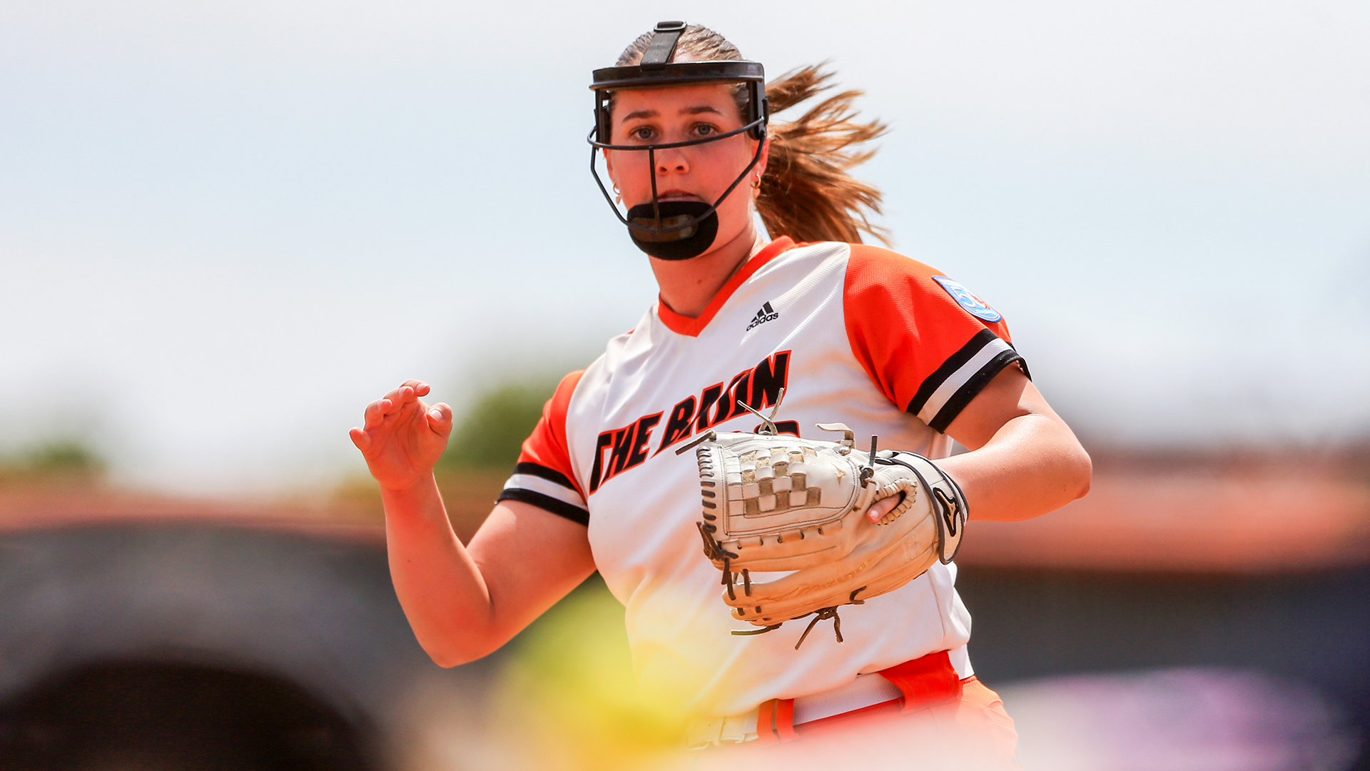 Jessica Cantrell delievers pitch to the plate