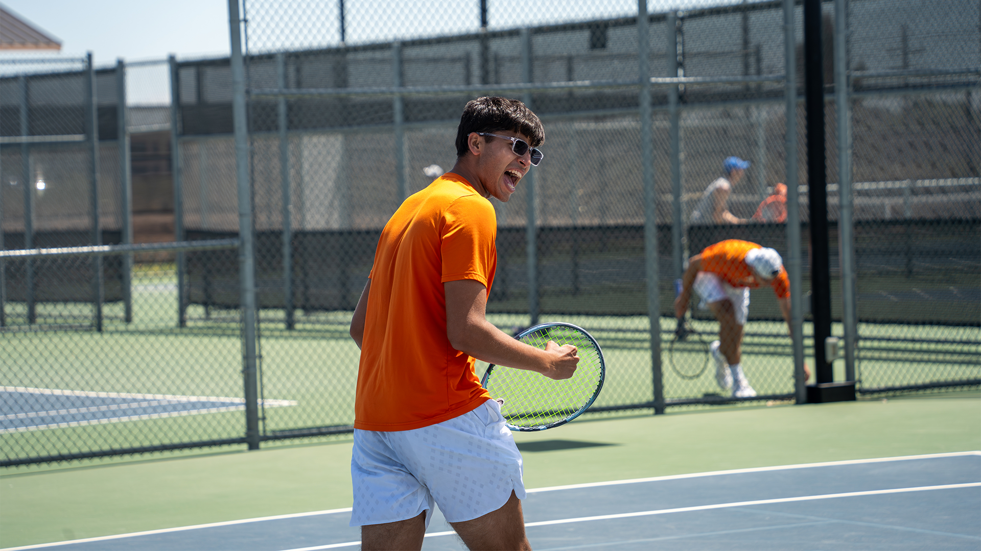 Kabir Chothani wins the point against St. Mary's