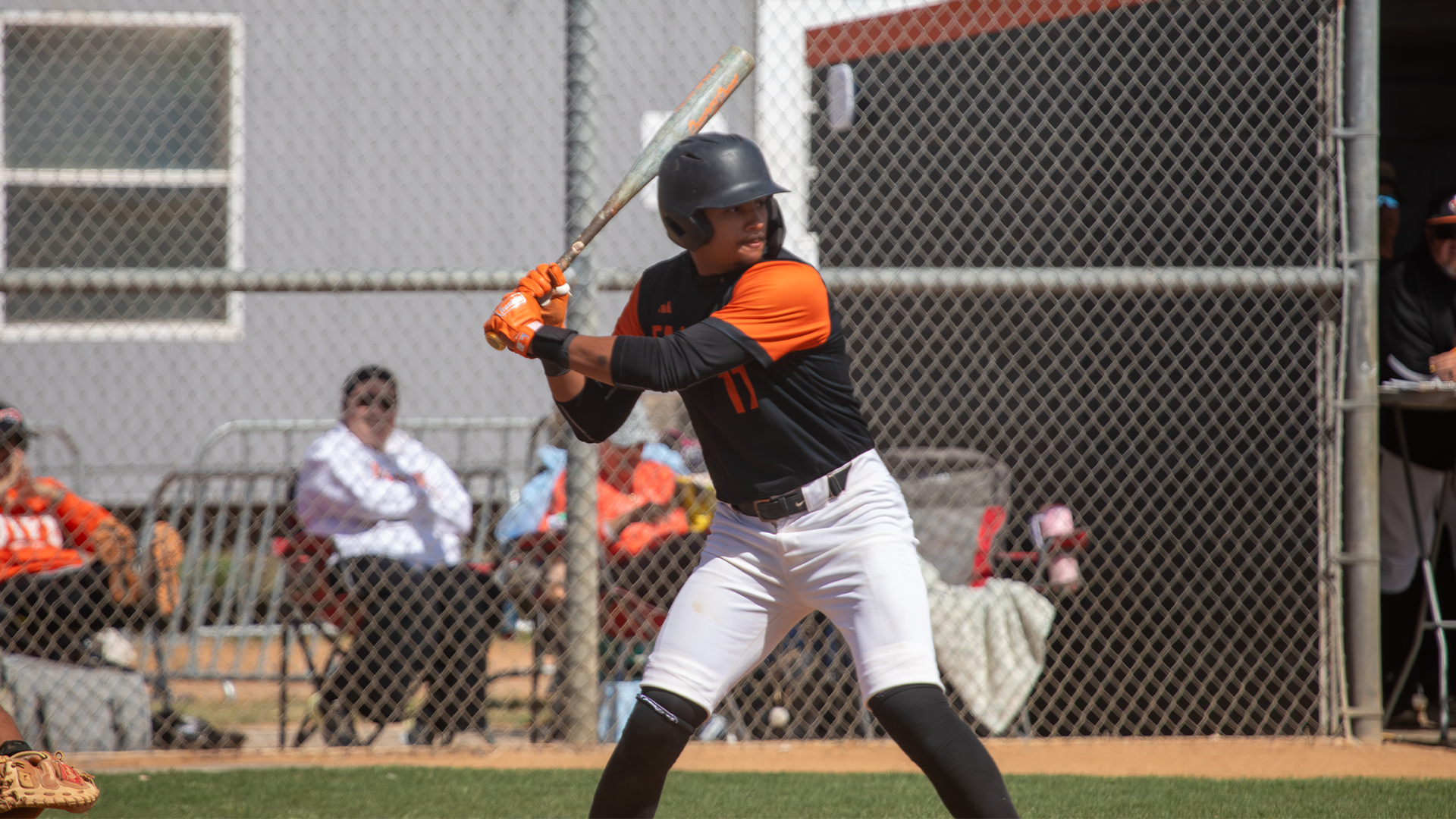 Daylon Jefcoats prepares to hit pitch
