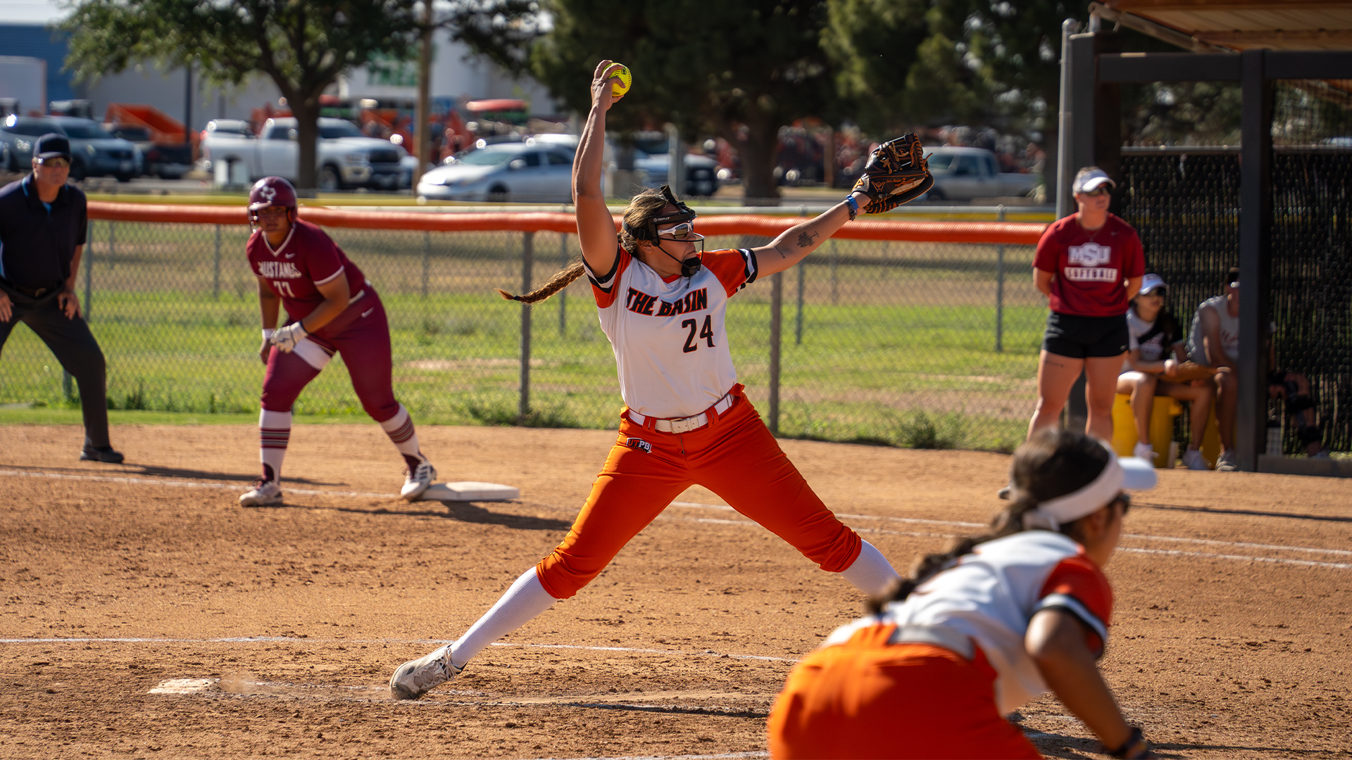 Laila Vasquez delivers strike against Midwestern State 