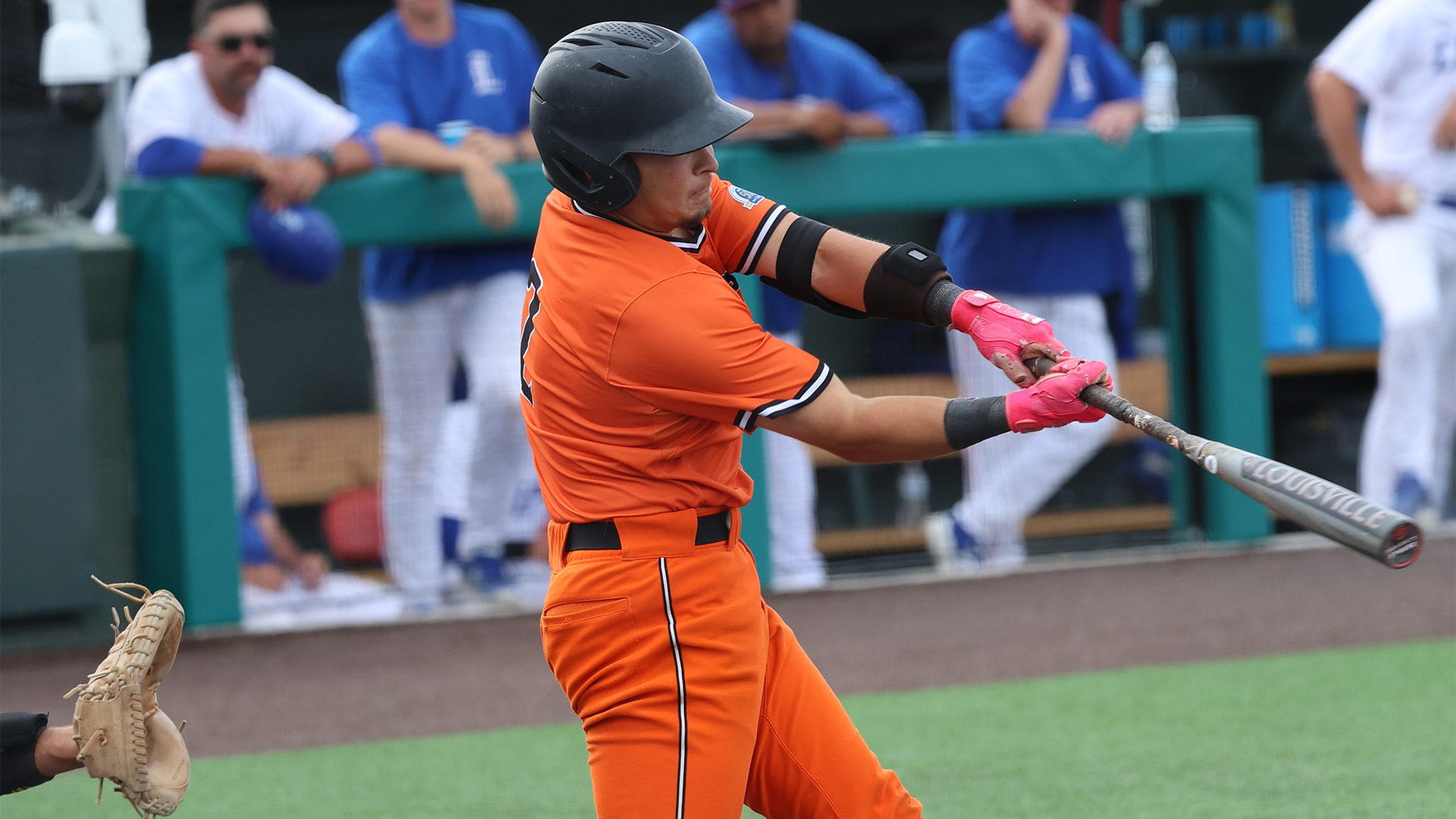 Gael Bernal smacks a homerun